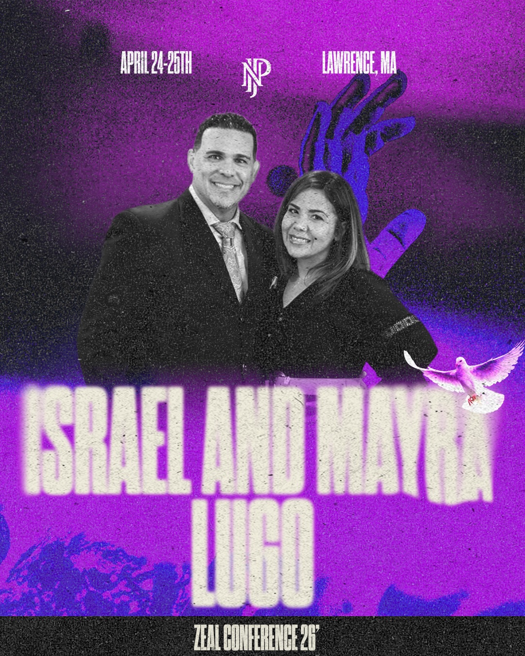 We’re excited to announce our fourth guests for Zeal Con 26 and welcome Pastor’s Israel Lugo & Mayra Lugo for the first time ever!
Israel and Mayra are the lead pastors of Celestial Fire Church in Camden. They are a powerful couple with a heart for revival, carrying passion, fire, and a deep love for God’s people. We are honored to host this legendary duo as they pour into us at ZEAL CON.
❤️🔥 Zeal Con 26
📅 April 24–25
📍 Greater Lawrence Technical School
Registration is open.
Register now. Link in bio🚀❤️🔥
#zealcon26 #zeal #ipnministries
