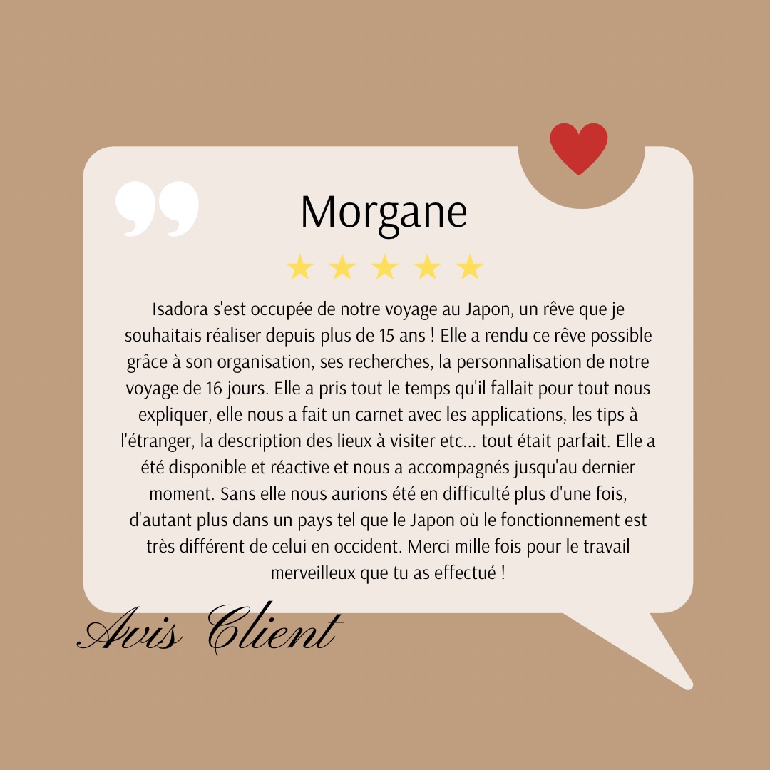 Parce que rien ne vaut l’avis de ceux qui sont déjà partis ✨
Merci pour la confiance 🤍