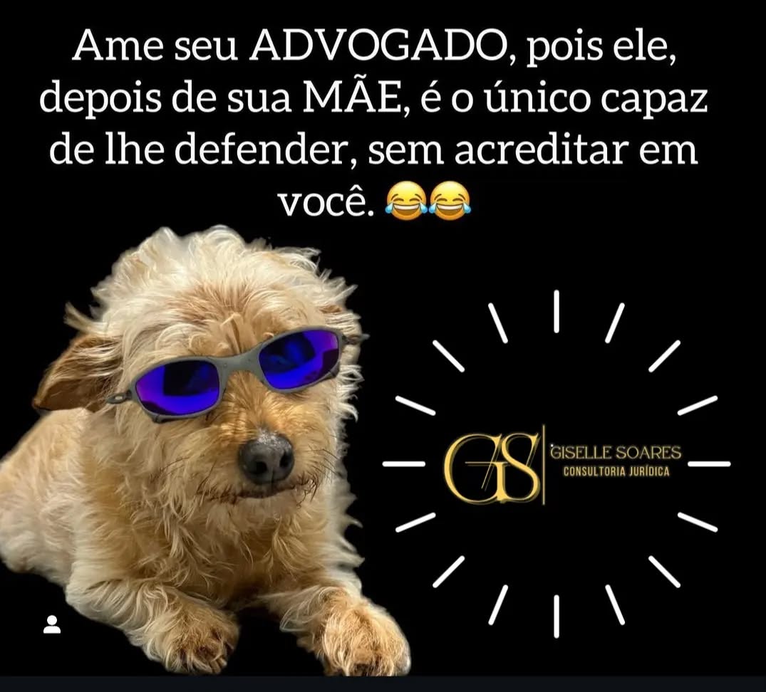 KKKKKKKKKK
Independente da brincadeira a defesa do nosso cliente é assunto sério!
É essa a importância do papel do advogado na justiça, que é fornecer defesa e representação, independentemente de crenças pessoais. A defesa legal é um direito fundamental, e os advogados têm a responsabilidade ética de representar seus clientes da melhor forma possível.
Giselle Soares
Adv. Tributária e previdenciária
91 98913-8626