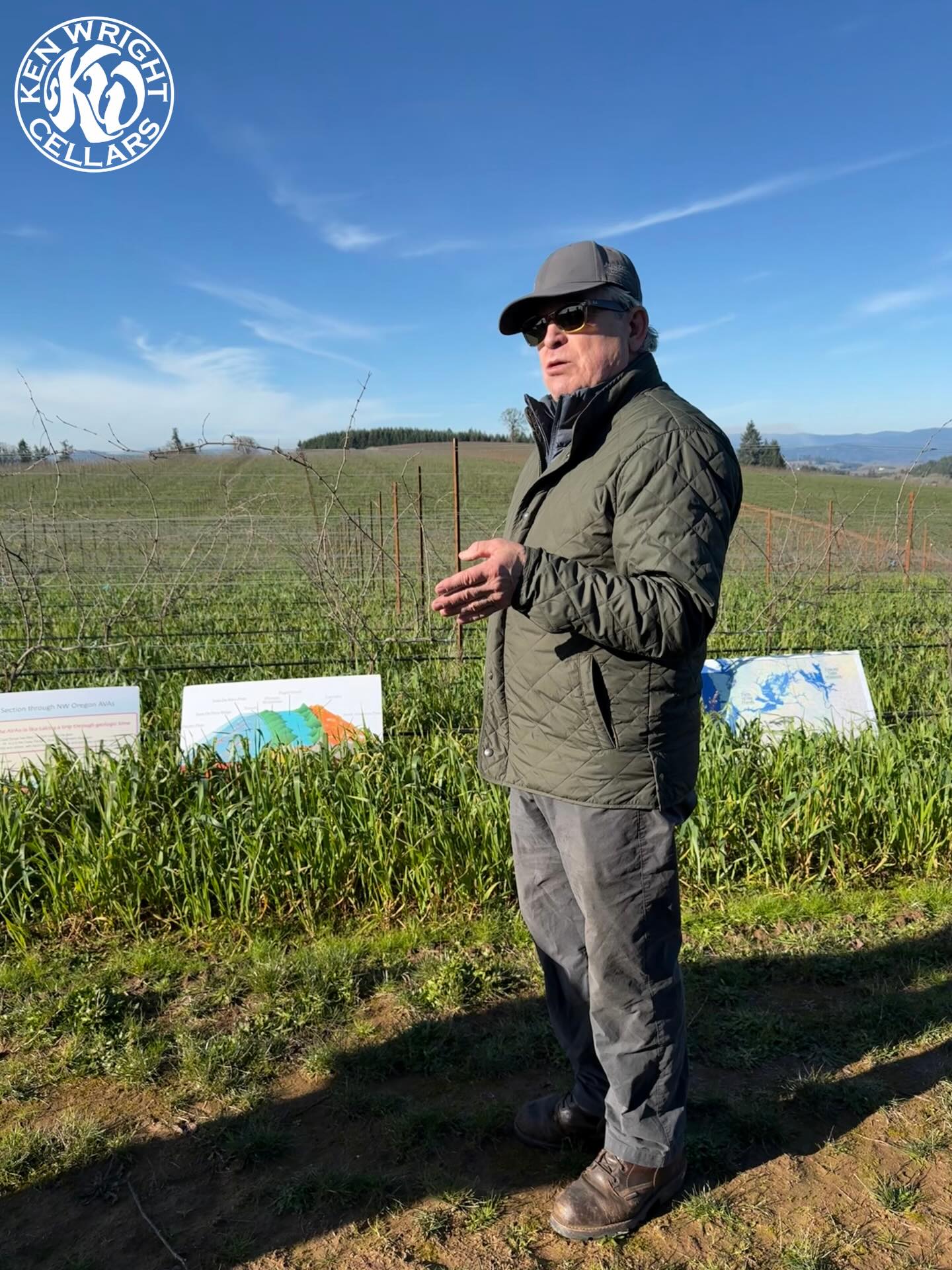 We are grateful for partnerships with winegrowers worldwide, and no more so than with Ken Wright and his generous hospitality! Sincere thanks to Ken, Josie Wright, and J’Aime du Mauriée for the accommodations, vineyard tour, curated tastings, and wonderful dinner. We especially love it when Ken gets geeky with the geological history that produces his sublime Willamette Valley Chardonnay and Pinot Noir (which clearly has a fountain of youth hidden somewhere on his property, as he hasn’t aged since 1997 - photo for evidence). 🍷
@kwcellars