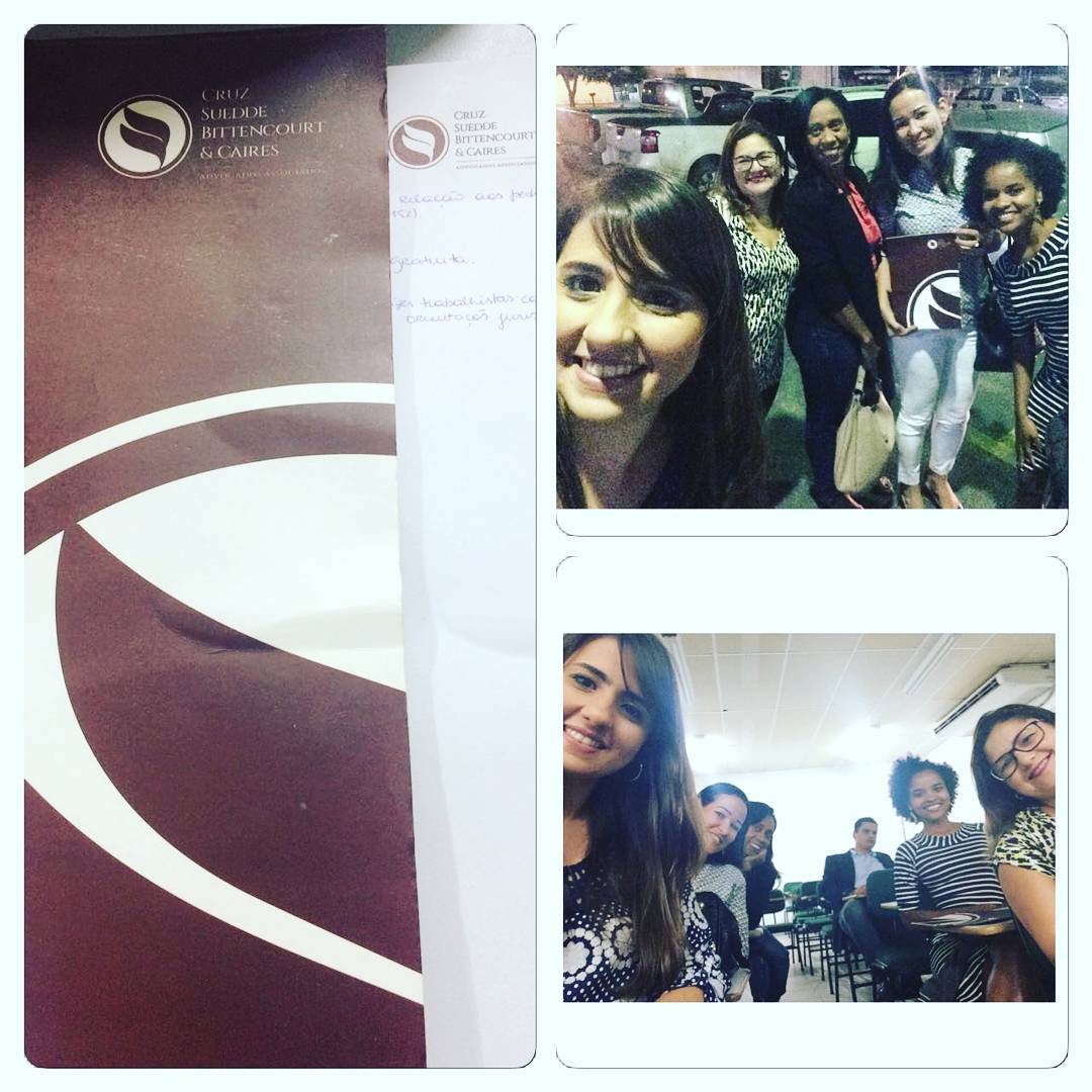 Equipe CSBC marcando presença na palestra! (REFORMA TRABALHISTA) - #csbcadvogados