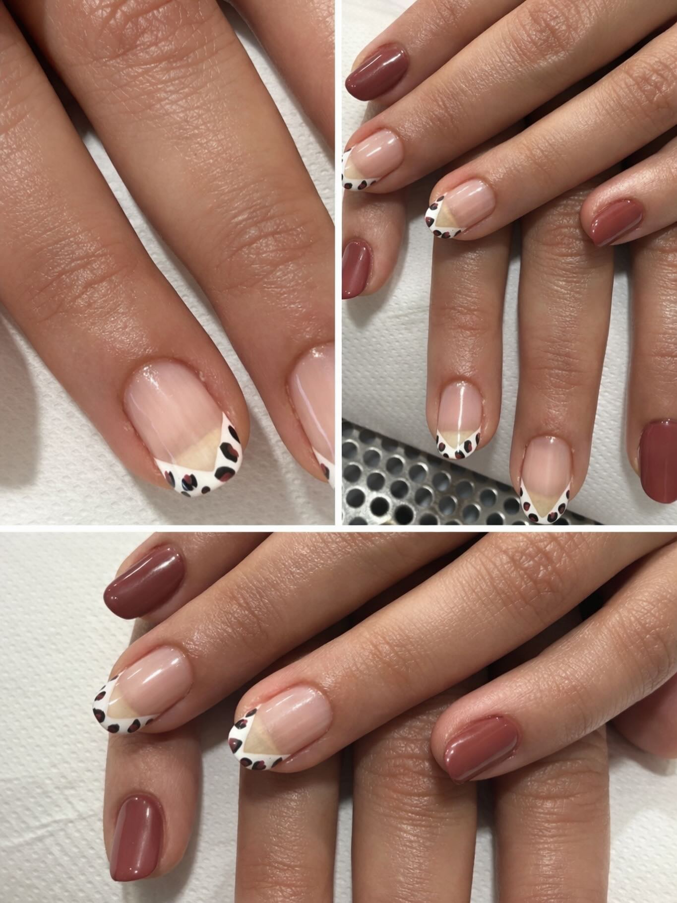 💅 French sur base nude, sublimée par une touche léopard 🐆
• élégante et tendance ✨#nails #leopard #imanebeauty #institutdebeauté #ongle