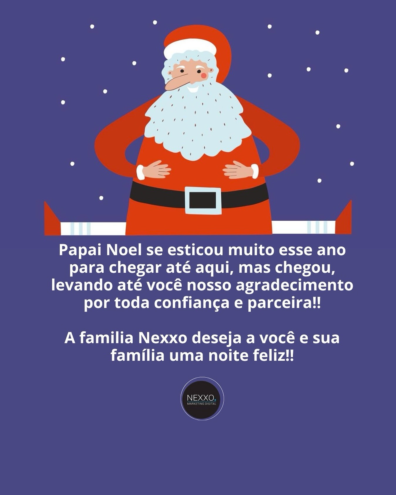 A familia Nexxo deseja a todos seus amigos, cliente, fornecedores, seguidores uma linda noite de Natal ❤️