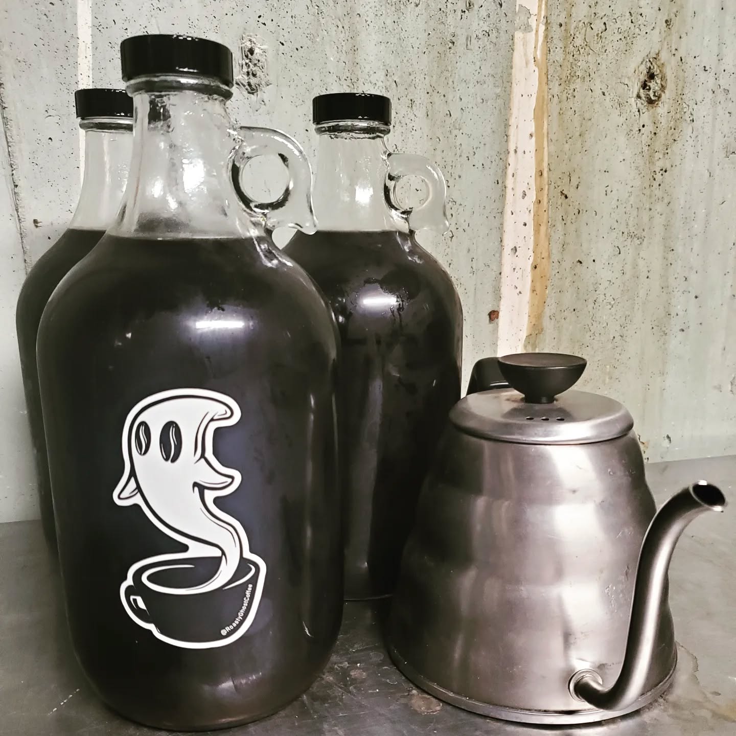 It's cold brew season! Fill & go 64 oz growlers of cold brew. $10 if you bring your own growler. $15 if you need a growler👻