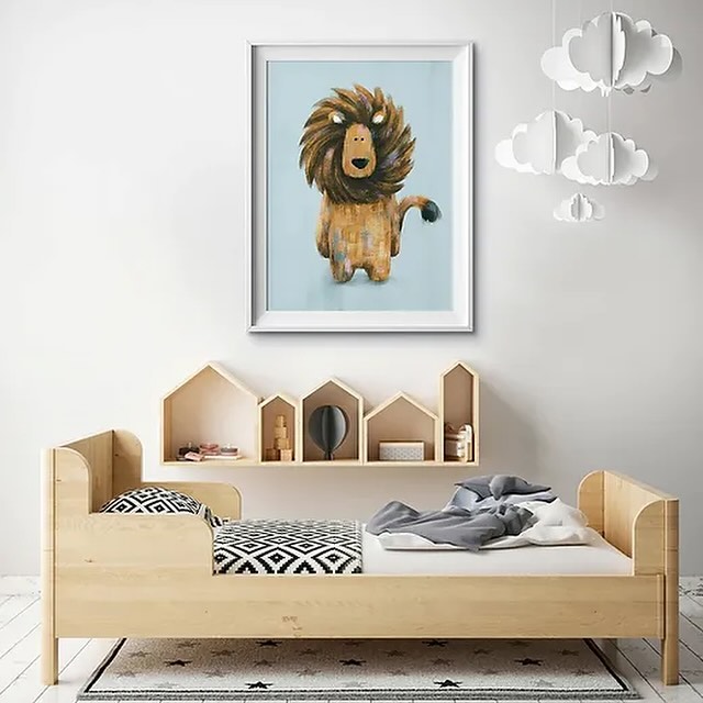 Styles this lovely photo with a matching cushion for your little one’s nursery or playroom #safari #lion #nurserydecor #newhomes #mumlifeuk