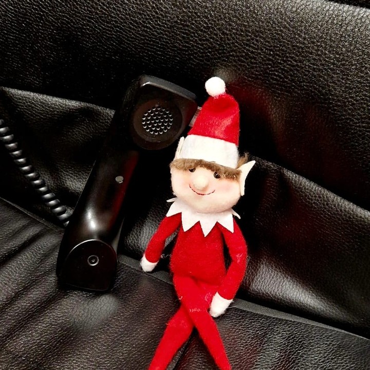 Buddy the Hazelwood Elf has arrived!! Giving the office a dig out..... on his best behaviour for now!! #student #uni# hazelwood