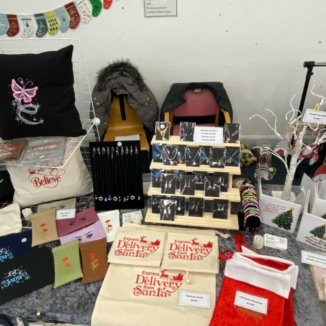 Come check us out in the Libary today in March as well as many other stalls. See our new designs and how much we've grown.