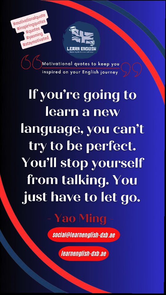 Today's #motivationalquote is from #yaoming we love this one! #staymotivated #beinspired #quotes