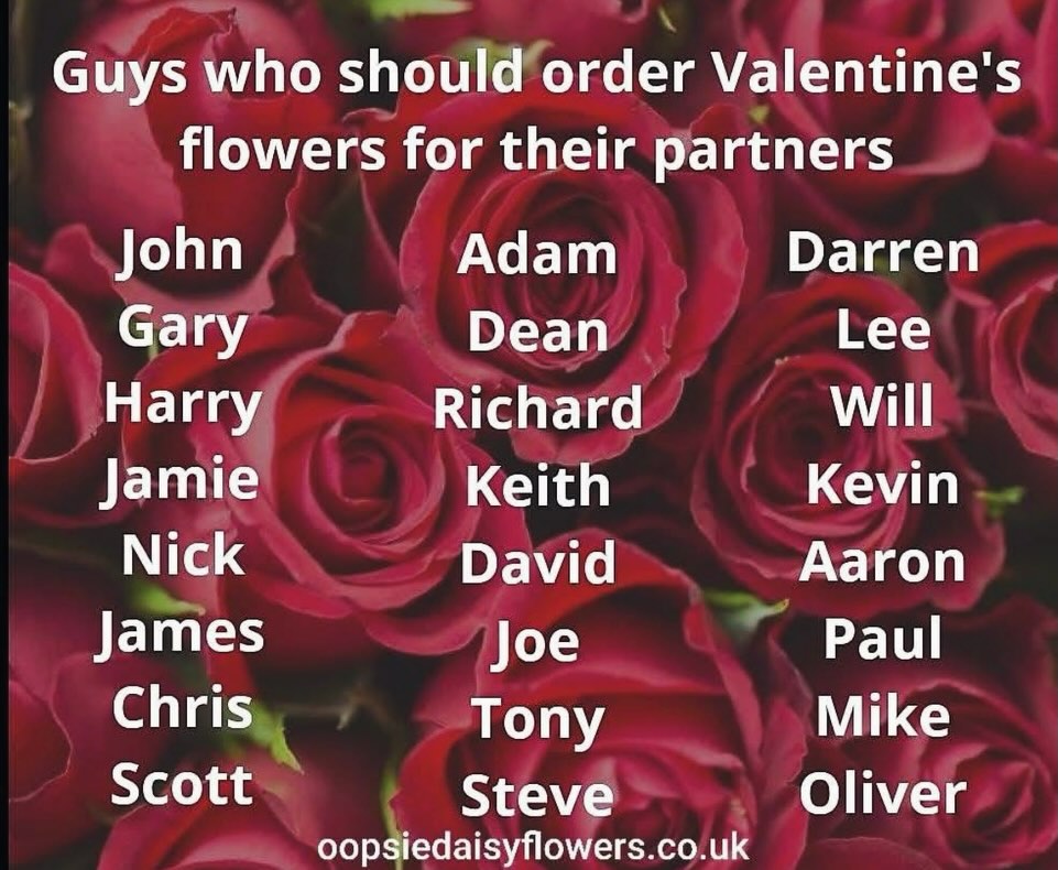 My order book is still open guys and girls so get you Valentines/Galentines orders in before in closes on Wednesday