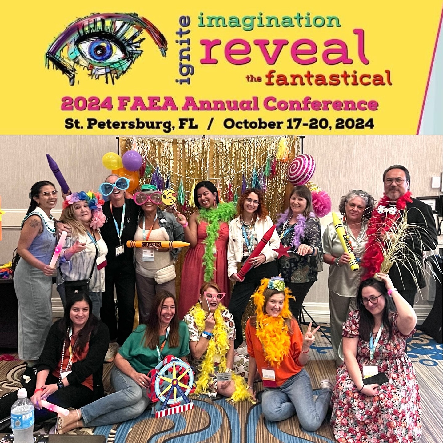 Ignite Imagination! Reveal the Fantastical! DAEA members attend the Ignite Magic Market at the 2024 FAEA Annual Conference in St. Petersburg, Florida!
#2024faea