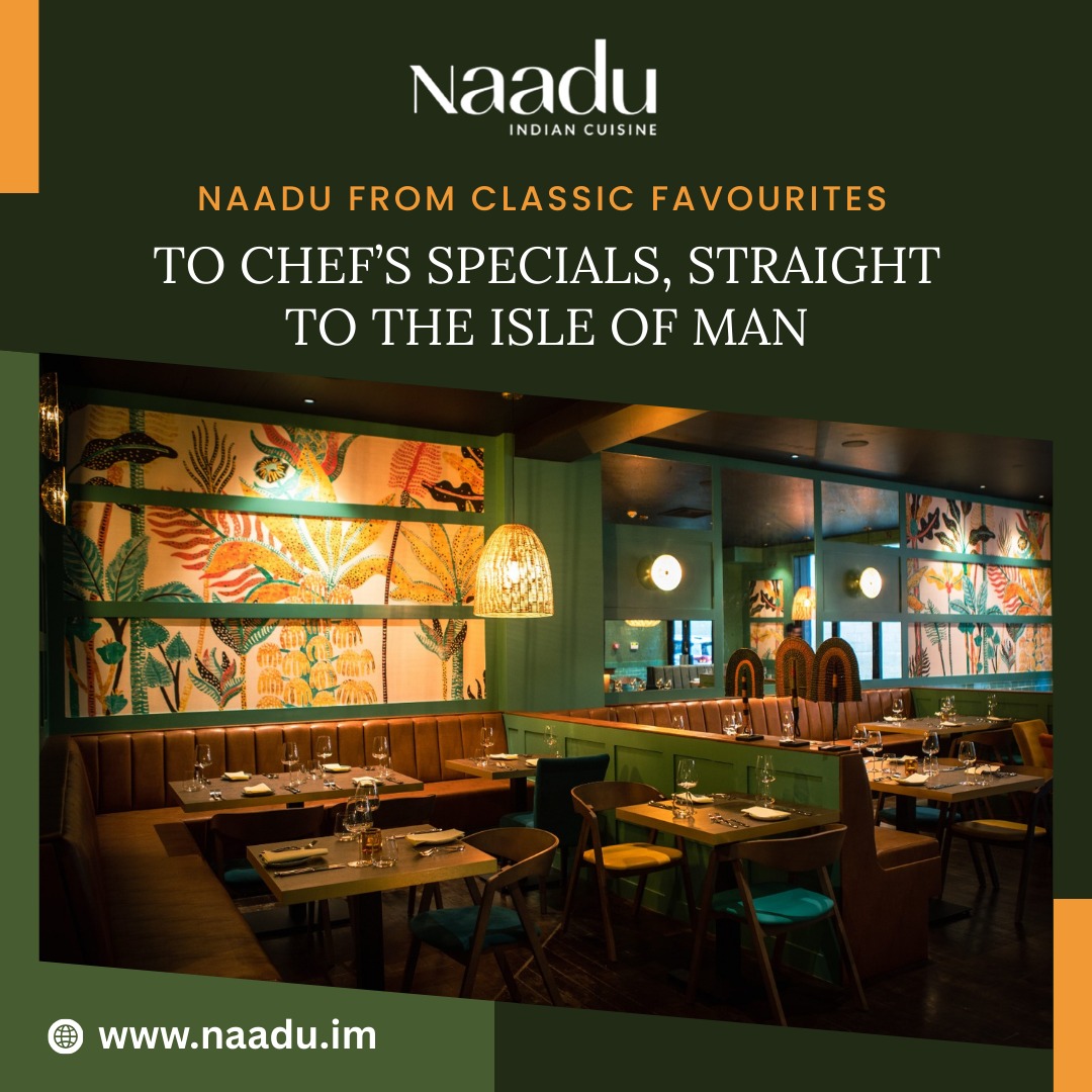 From timeless classics to inspired chef’s specials, Naadu brings the soul of Indian cuisine straight to the Isle of Man.
Experience flavours that feel like home.
https://www.naadu.im/
#NaaduIm #IndianCuisine #AuthenticIndianFood #IsleOfMan
#FineDining #ModernIndian #ChefSpecials