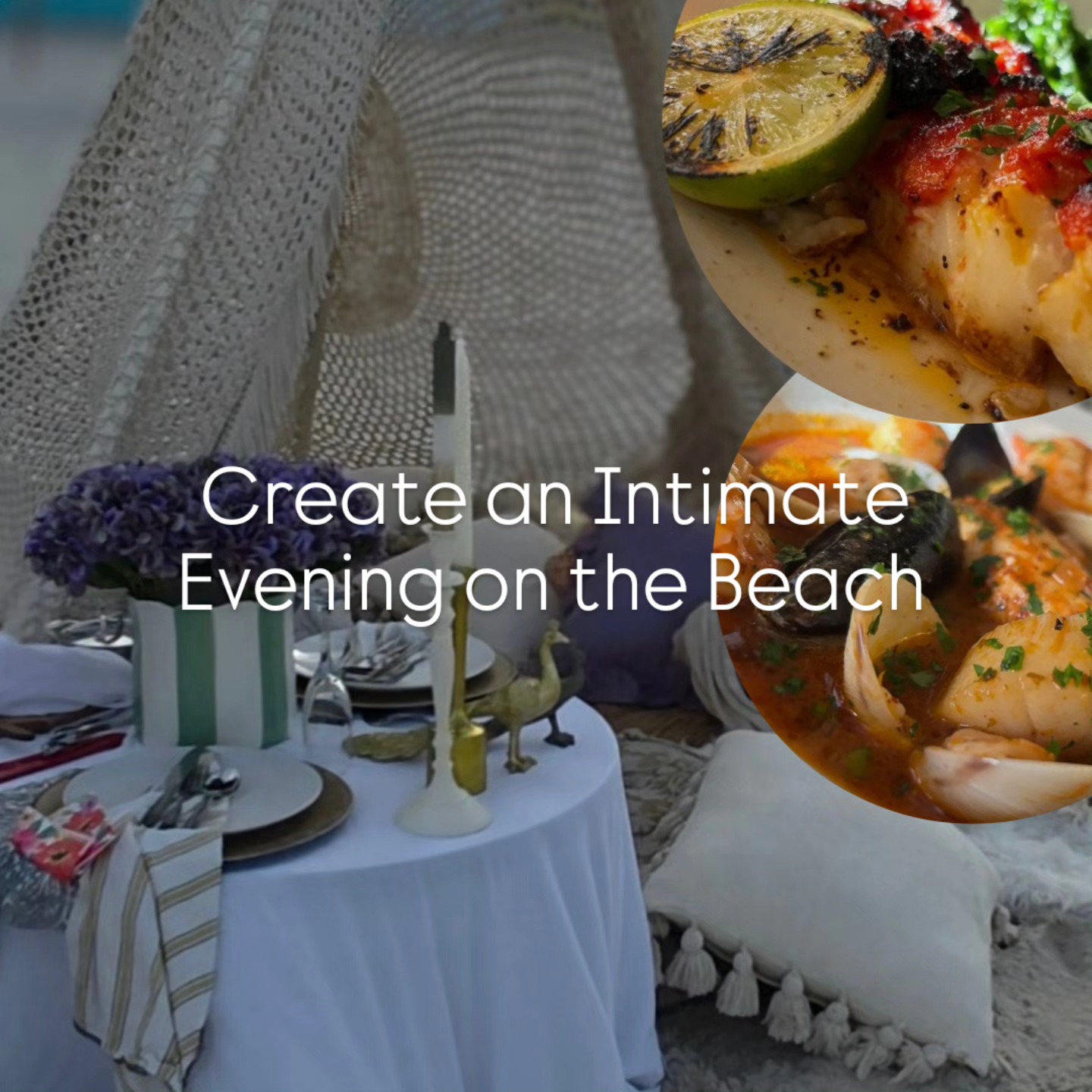 🥰Surprise someone with dinner beside the ocean on New Smyrna Beach🍽 Select your location. Choose a start time. Pick 2 Chef prepared entrees. Arrive & Enjoy 👍 Link in bio to book your Beach Teepee Experience.
#romantic #oceanside #diningexperience #newsmyrnabeach #beachteepees @nsbbites