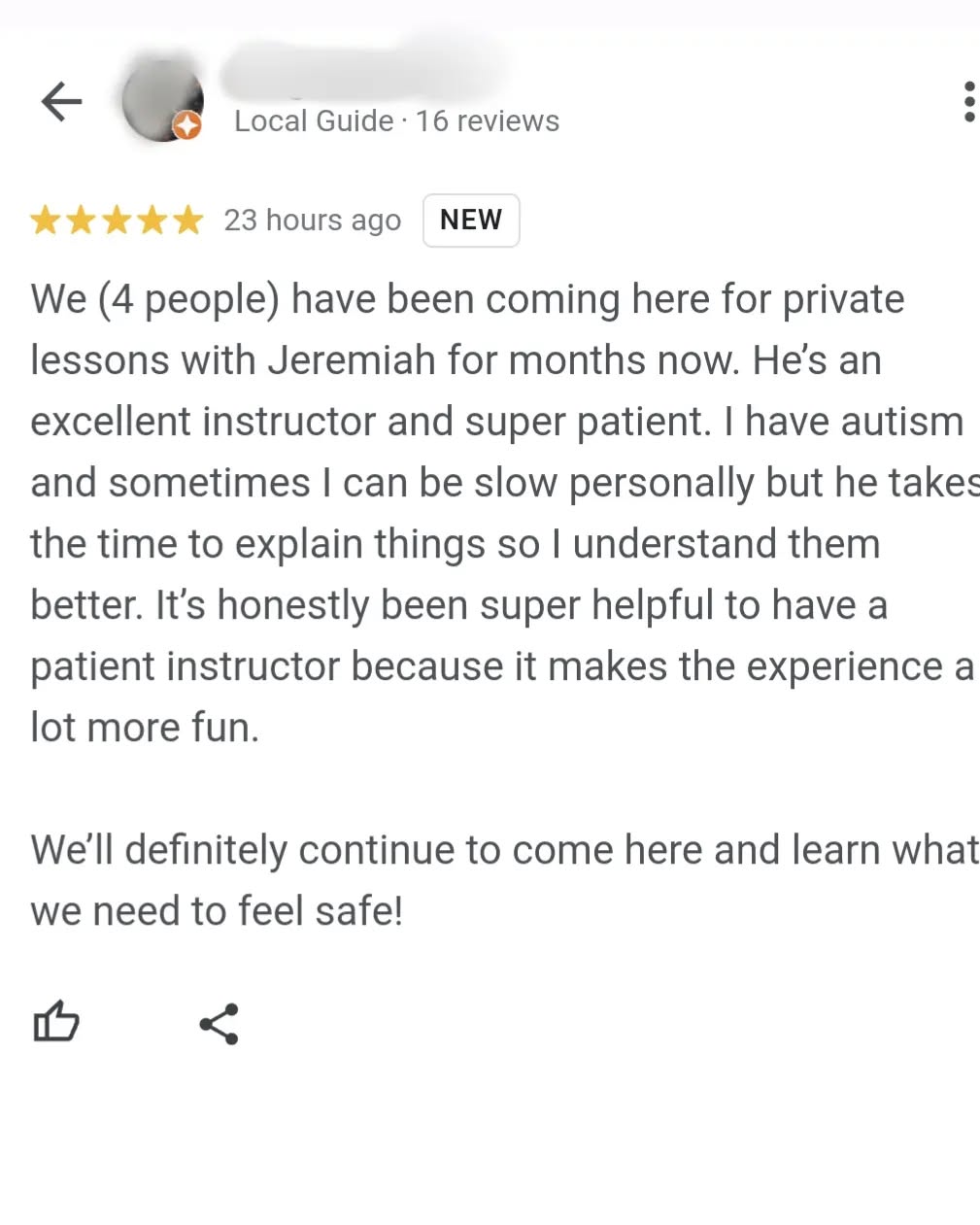 New Google review of my Professor's BJJ gym from one of my clients!!!! I'm so honored and humbled to be this man's teacher. If he should see this.....thank you, my friend.
#jujitsuforeveryone #flowstate #selfdefense