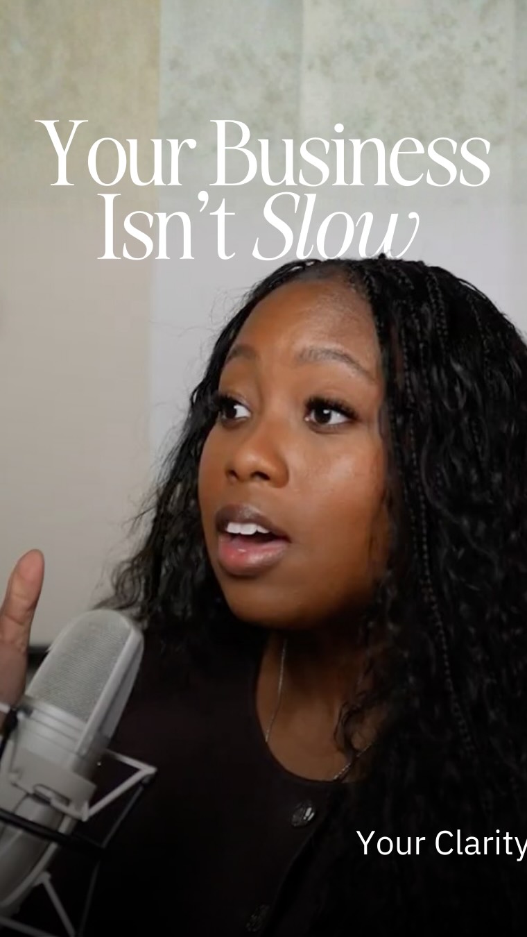 Your business isn’t slow. Your clarity is. ⚠️
When everything you’re building points in a different direction, momentum stalls.
Not because you’re untalented, but because your message, positioning, and brand aren’t aligned yet.
Design can’t fix confusion. A prettier aesthetic won’t do the work of strategy.
When you decide who you are, who you’re not, and what problem you’re here to solve, people start paying attention again. 👀
Comment “STRATEGY” 💬 if you need help gaining clarity and getting your brand unstuck.