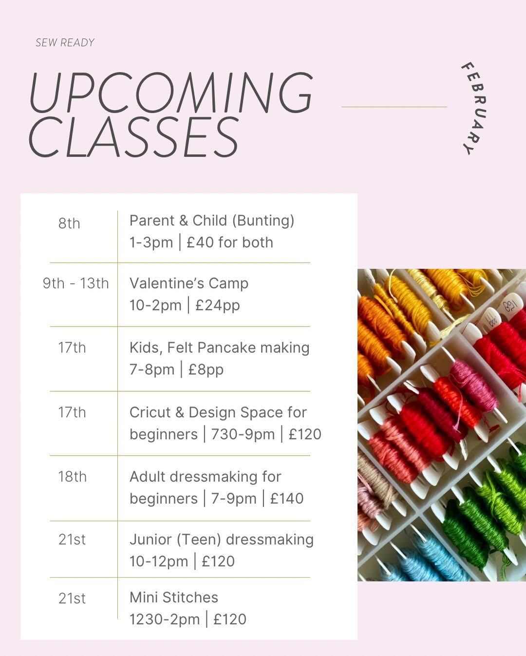 Change your life through joyful sewing 🧵✨
Swipe to see what’s coming at Sew Ready ➡️
Rooted in traditional techniques and reimagined with purpose, Sew Ready builds skill from the inside out, so you can create with confidence, express your identity, and stitch your way into a more mindful, capable future.
Your hands. Your pace. Your next chapter.
Book your spot & come sew with us 💛
Discover more by visiting, www.sewready.org
- - -
#SewReady #JoyfulSewing #SewingClasses #MindfulMaking #LearnToSew