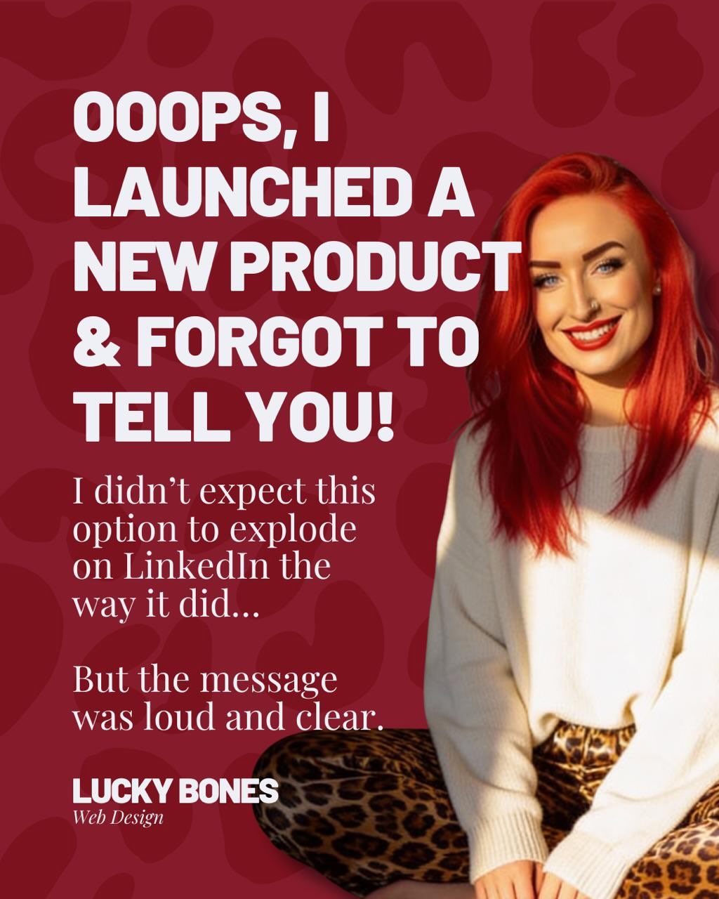 Oops… I really did launch this quietly. And LinkedIn absolutely lost its mind over it 😅
So here it is properly.
If you’re a small business owner who needs a professional website but cannot justify dropping thousands upfront, this new monthly website design package is built exactly for you.
We’re now offering a
✨ 5 page Wix Studio website
✨ Built strategically for conversions and enquiries
✨ Hosting included
✨ Basic SEO setup so Google can actually find you
All for £99 per month (18 month minimum term).
After that? It drops to £50 per month.
This is proper small business web design in the UK, built on Wix Studio so you can actually edit your own site easily once it’s live.
A few important bits to be clear and transparent (because I hate hidden pricing):
👉 Branding is not included (but can be added for £1,000)
👉 Optional maintenance add on is £50 per month
Includes small edits + 1 SEO blog post per month
👉 Designed for founders who want an affordable website without wrecking their cash flow in month one
I built this because too many brilliant businesses are stuck with DIY sites, half finished pages or no website at all. And honestly, that is holding people back.
If you’ve been searching for:
affordable website design for small businesses,
monthly website packages,
or a Wix Studio web designer in the UK…
DM me “MONTHLY” and I’ll send you the full details 💬🔥
This one’s for the founders building properly, just without burning their bank account in the process 🖤✨
#smallbusinesswebsite #webdesignuk #wixstudiodesigner #monthlywebsite #affordablewebdesign