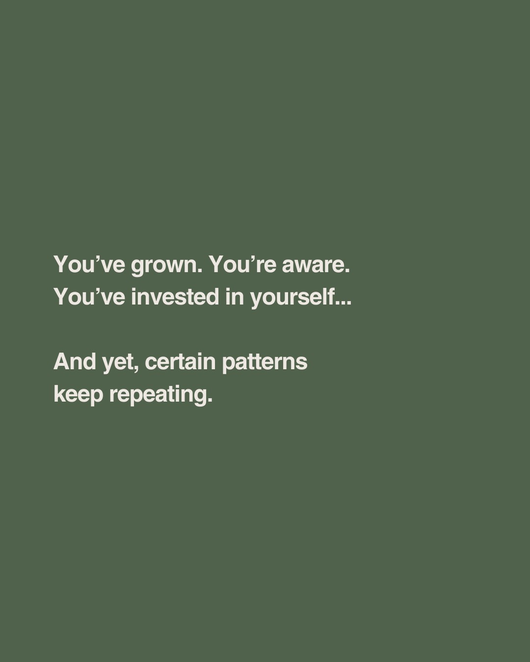 Break the patterns that keep you stuck.
At our retreats, the work is entirely personalized. There is no one-size-fits-all method, because that approach doesn’t last.
Most people try to change their lives without changing the systems that are carrying them.
Here, you’re given an individualized roadmap for self-trust, clarity, and decision-making. You learn how to work with your energy, make aligned choices, and stop outsourcing answers to the outside world.
We bypass the overthinking mind and work directly with the subconscious—where outdated stories, limiting beliefs, emotional residue, and stored trauma live and release.
At the same time, we train the body for longevity: strengthening joints, expanding range of motion, and building control and resilience where modern bodies tend to break down.
So the version of you that emerges here doesn’t disappear when you go home.
April retreat is open for bookings.
Run don't walk.