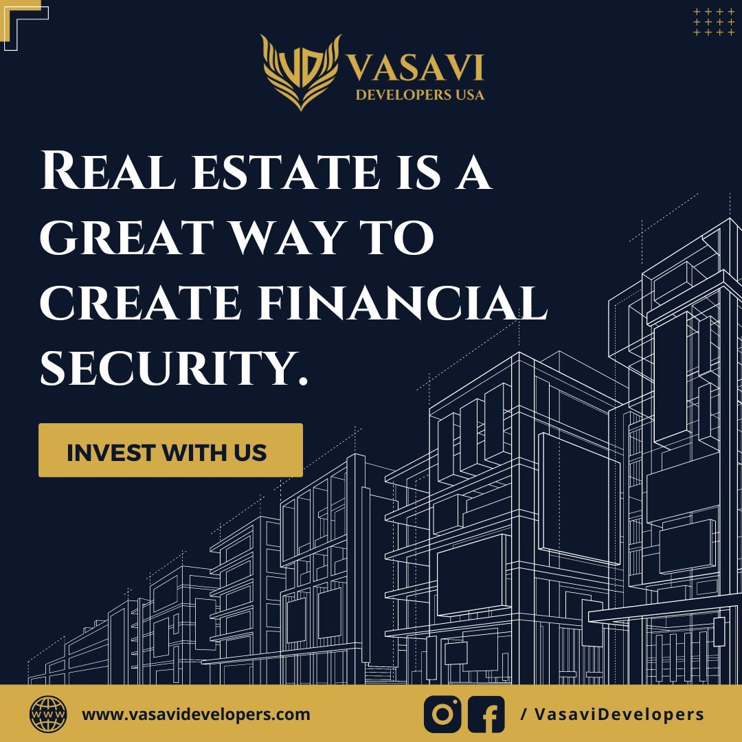 At Vasavi Developers USA, we provide you with the cutting-edge insights and current trends in real estate. With us, you have the opportunity to achieve impressive returns on your investment.
Reach out to Vasavi Developers USA today and take the first step towards building your passive income!
Let’s grow together for better future.
Visit www.vasavidevelopers.com to know more.
#LetsGrowTogether #VasaviDevelopers #VasaviDevelopersUSA #RealEstate #Investment #RealEstateInvestment #Investing #RealEstateCompany
