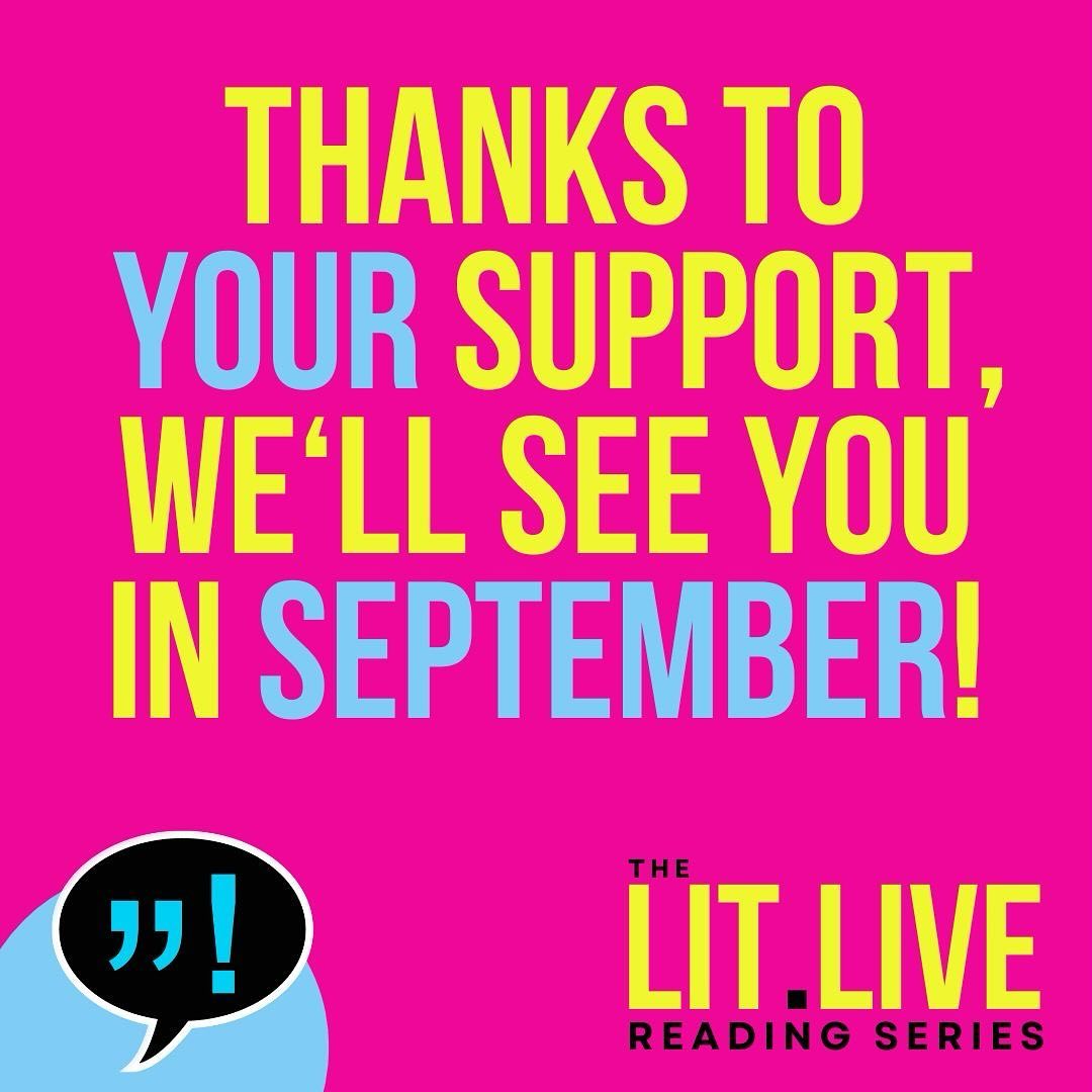 We are so grateful to all of you who so generously supported our fundraising campaign! 🙏🙏🙏 Thanks to you, Lit Live will be back for another season September 2024 - June 2025 on the first Sunday of each month at @thestaircase 🎤📖🎤 SEE YOU SOON! #readingseries #canlit #hamont #writingcommunity #seeyouinseptember