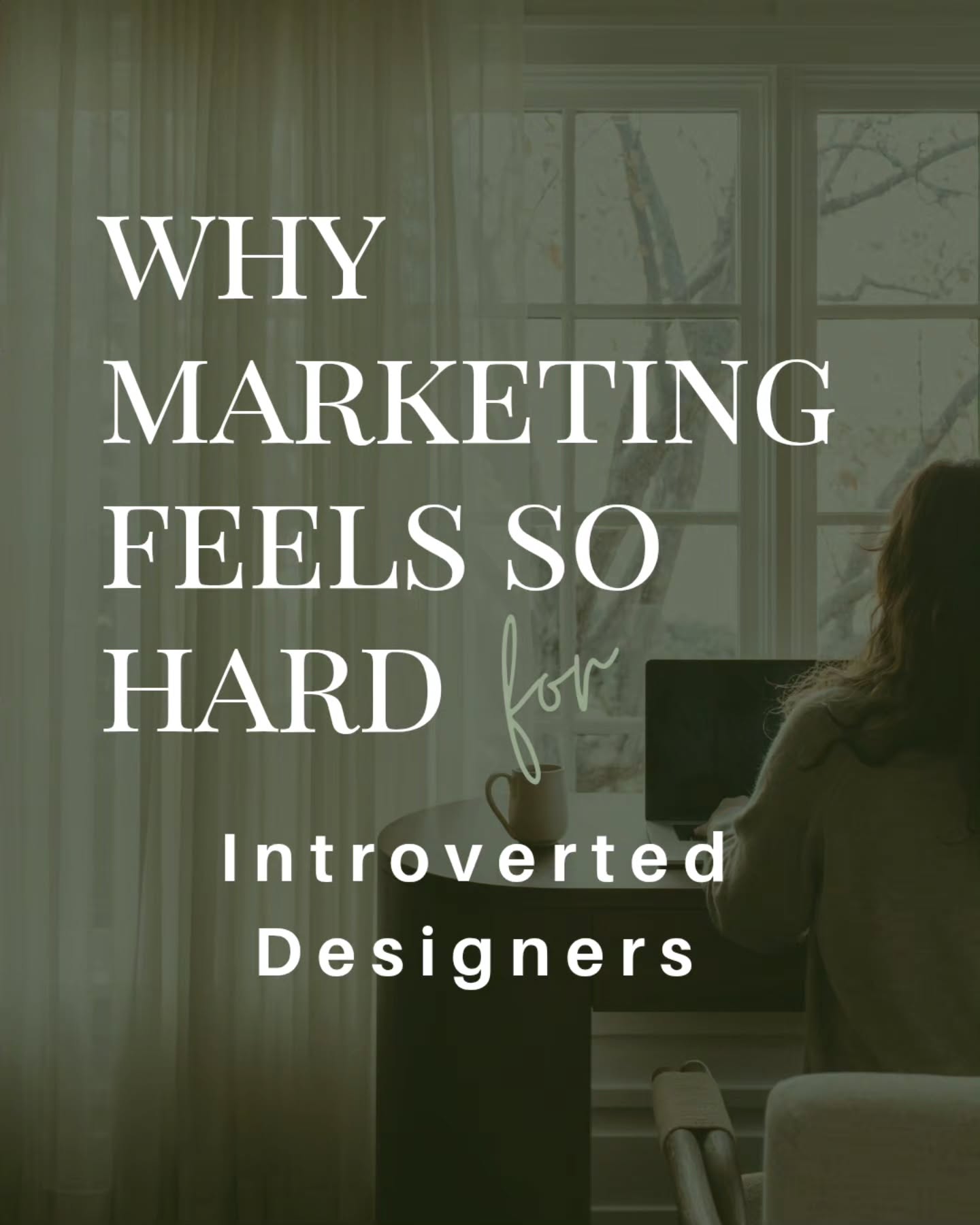 Marketing advice is often built around visibility, not sustainability. And for introverted designers, that gap is usually where things start to feel heavy.
This isn’t about doing less or opting out. It’s about choosing formats, systems, and rhythms that match how you actually think and work, so marketing supports your business instead of competing with it.
If you’ve ever felt like the problem wasn’t effort, but fit, the full post goes deeper into what a quieter, more intentional strategy can look like.
Comment 𝐈𝐍𝐓𝐑𝐎𝐕𝐄𝐑𝐓 for the blog post link.
#Introverts #MarketingforInteriorDesigners #InteriorDesignSocialMedia #QuietMarketing