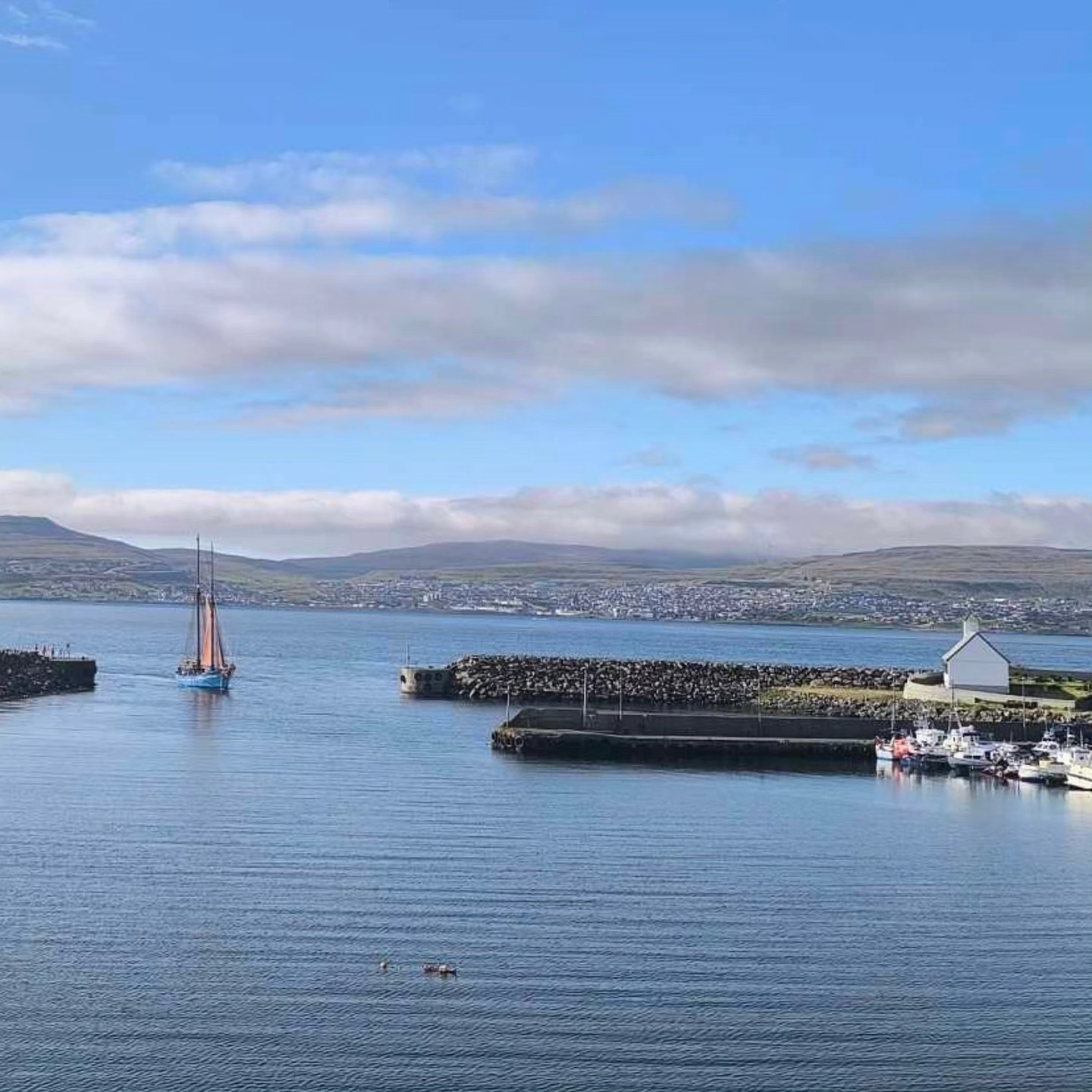 Visiting the Harbour in Nolsoy