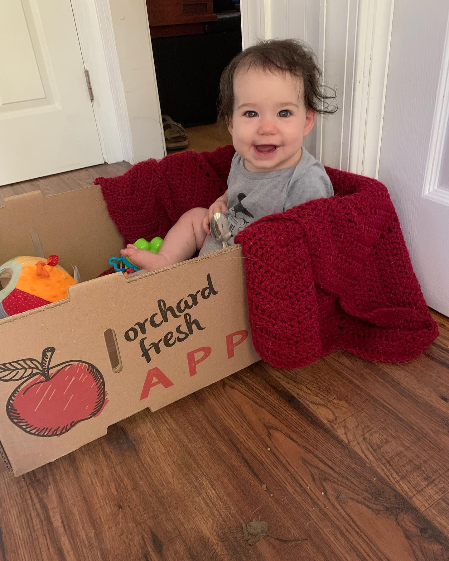 Sharing a great tip from our very own Amanda Hanlon, OT @pandalazaro featuring her adorable little one❤️
“We have been working on sitting practice in produce boxes like the ones you can find at Aldi. It keeps toys contained and gives them just enough support. A hamper is also another great alternative once they're a little older.
As a safety note it is helpful to have it against the wall if your baby is prone to try to throw back.”
#therapytips #occupationaltherapy #otmom #development #pediatricoccupationaltherapy #pediatricot #pediatricotlife