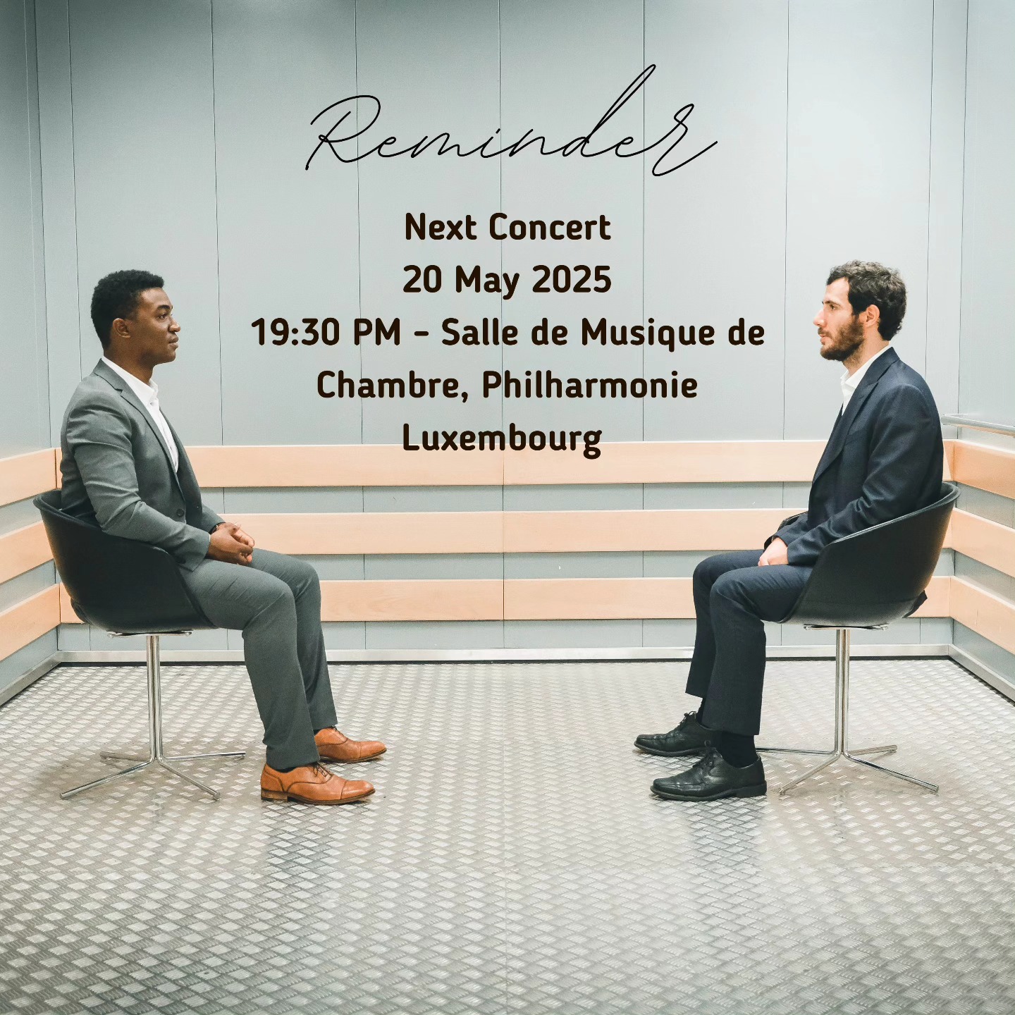 Back on stage with Carlos Ferreira — this time in Luxembourg!
Thrilled to be performing tomorrow at the Philharmonie Luxembourg as part of the Rising Stars series by ECHO. It’s always a joy to share the stage with Carlos — and this programme is very close to our hearts.
See you tomorrow at 19:30!
#PedroEmanuelPereira #CarlosFerreira #RisingStarsECHO #PhilharmonieLuxembourg #LuxembourgConcert #ClarinetAndPiano #ContemporaryClassical #LiveInLuxembourg #Duorecital #YoungArtistsEurope #ClassicalMusic2025