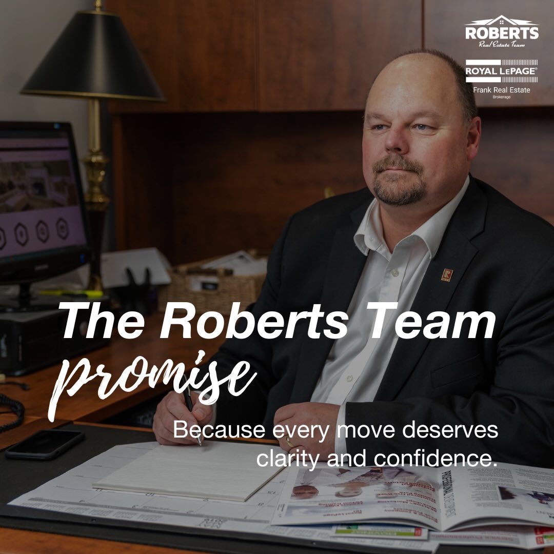 At The Roberts Team, we believe confidence comes from clarity. 🏡✨
That’s why our promise is rooted in honest advice, thoughtful strategy, and data-driven insight — so you can make decisions that feel right at every stage of your home journey.
No pressure. No guesswork. Just guidance you can trust.
📲 Thinking about your next move? We’re here to help you plan it with confidence.
#TheRobertsTeam #RoyalLePageFrank #OurPromise #RealEstateWithIntegrity #DurhamRegionRealEstate