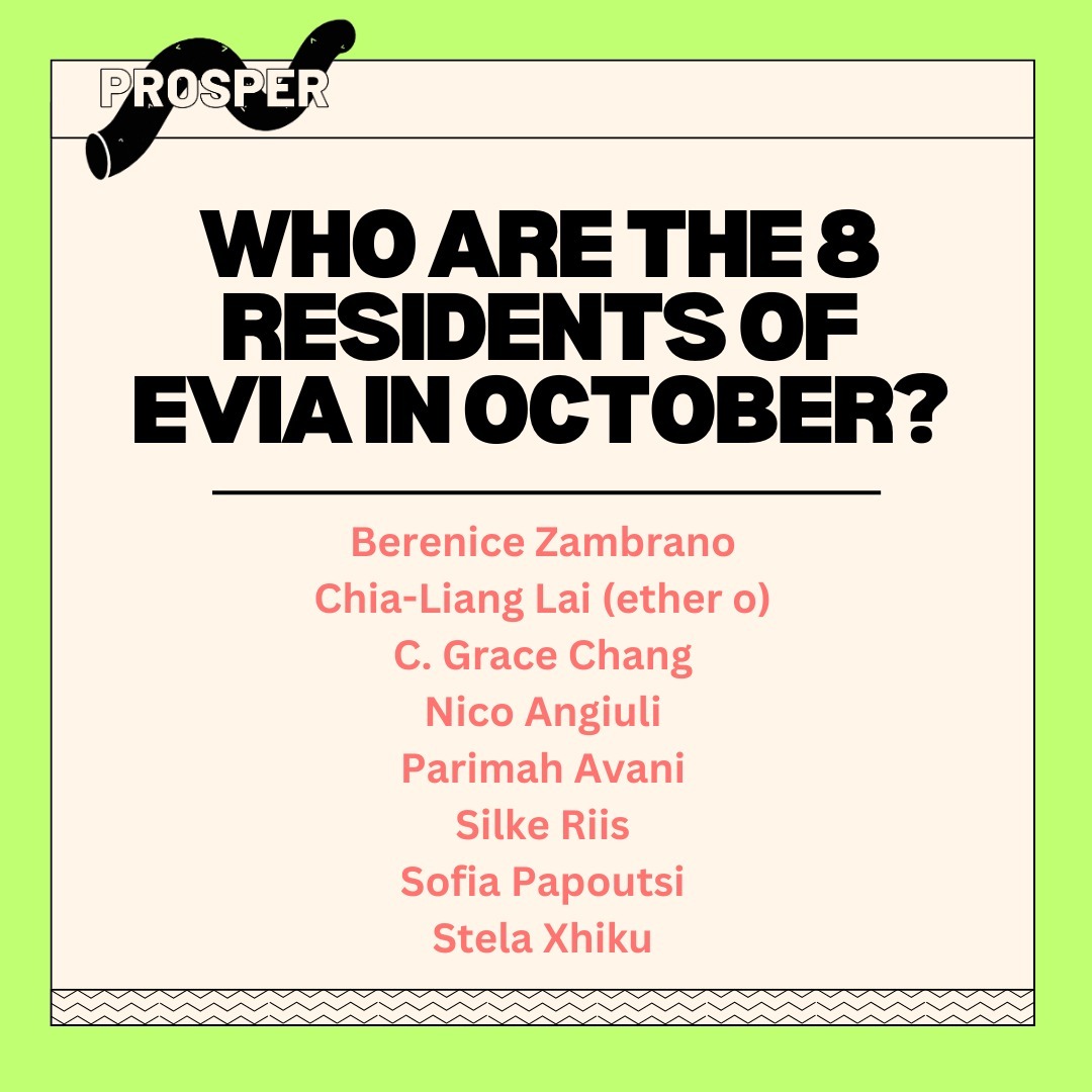 In case you haven't heard yet. WE are welcoming 8 brilliant artists from all over the world to the Island of Evia this October!
#art #artresidency #artistresidency #artist #artinstallation #visualart #performanceartist