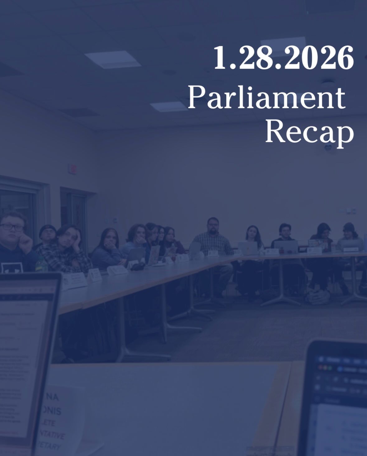 Hi Anchors!
Last week we had our first parliament meeting of the semester. We reviewed campus safety, revisited our student organization policy, and other announcements. This is just is our parliament recap, for full information on the meeting check out our minutes on our website or on @anchortvric
Keep an eye out for parliament reviews!
