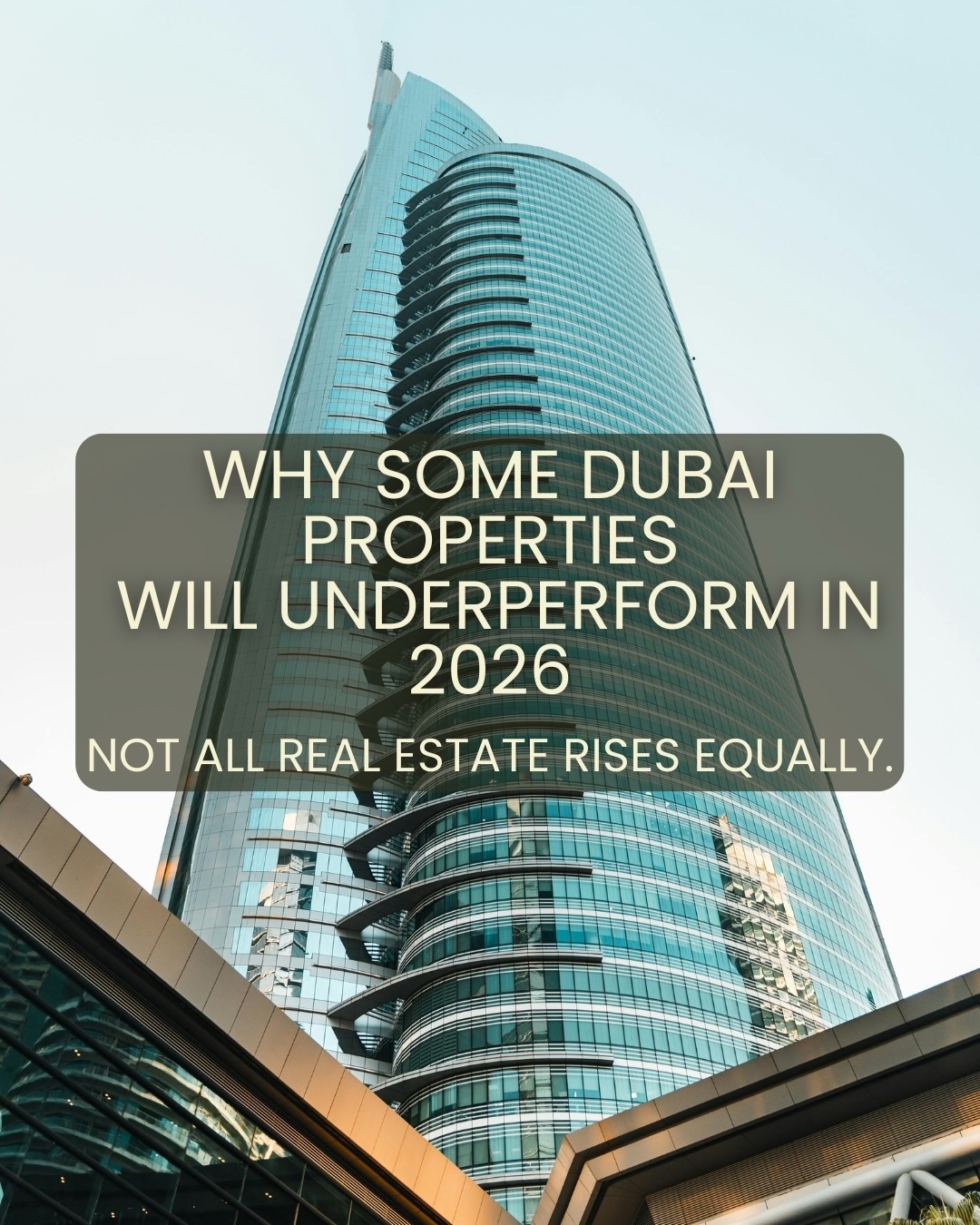 Not every Dubai property will outperform in 2026.
Supply dynamics, unit sizing, developer quality, and exit liquidity will separate strong assets from weak ones.
Smart investing starts with understanding what to avoid.
DM “DUBAI 2026” for a data-driven property strategy.