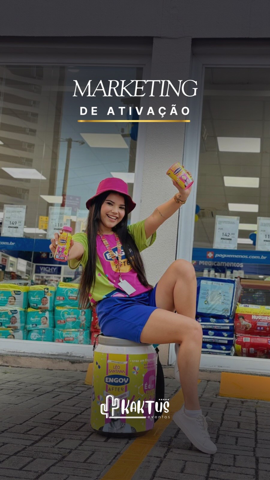 A Kaktus Eventos está fazendo acontecer em Recife e Olinda!
Exatamente! Kaktus Eventos e Engov After Pink Lemonade também em Recife e Olinda, levando degustação, interação e brindes para todos os clientes das farmácias Pague Menos, com a energia e alegria de sempre.
Fique de olho! Tem sempre coisa boa acontecendo na Kaktus!
#olinda #recife #eventoscorporativos #léosantana #pinklemonade #marketing
