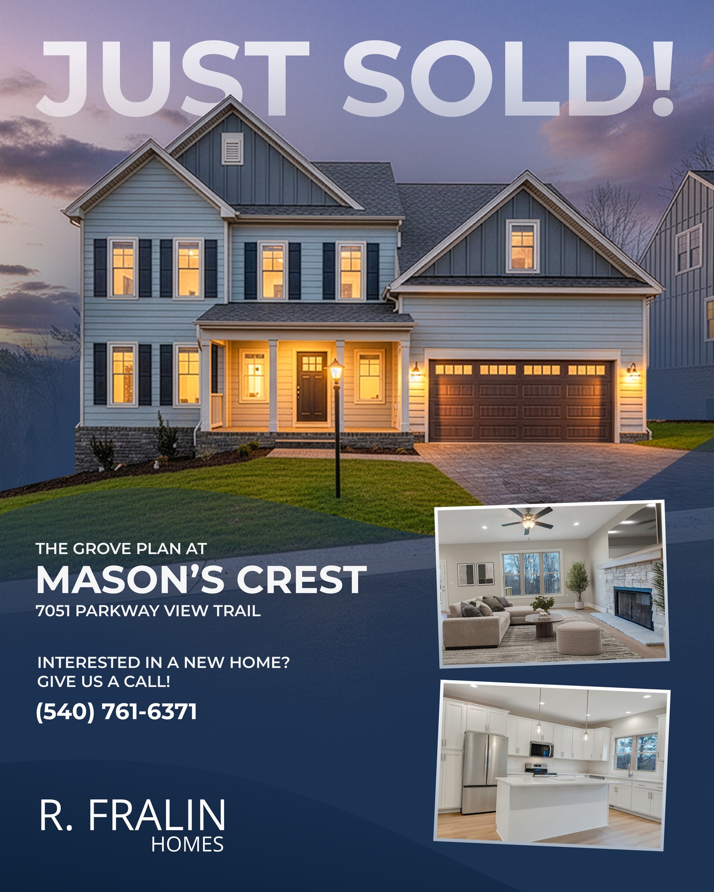 Another home has found its owners in Mason’s Crest, Roanoke, VA! The Mason's Crest community continues to be a favorite for buyers looking for quality homes in the Roanoke Valley.
Big shoutout to @juliaalyshornby from @nestrealtyroanoke for helping make this sale smooth from start to finish!
Thinking about building or buying a home in Roanoke, VA? R. Fralin Homes is here to help you every step of the way.
Reach out or give us a call!
📞(540) 761-6371
✉️sales@rfralinhomes.com
#justsold
#roanokeva
#RoanokeRealEstate
#rfralinhomes
#newconstruction
