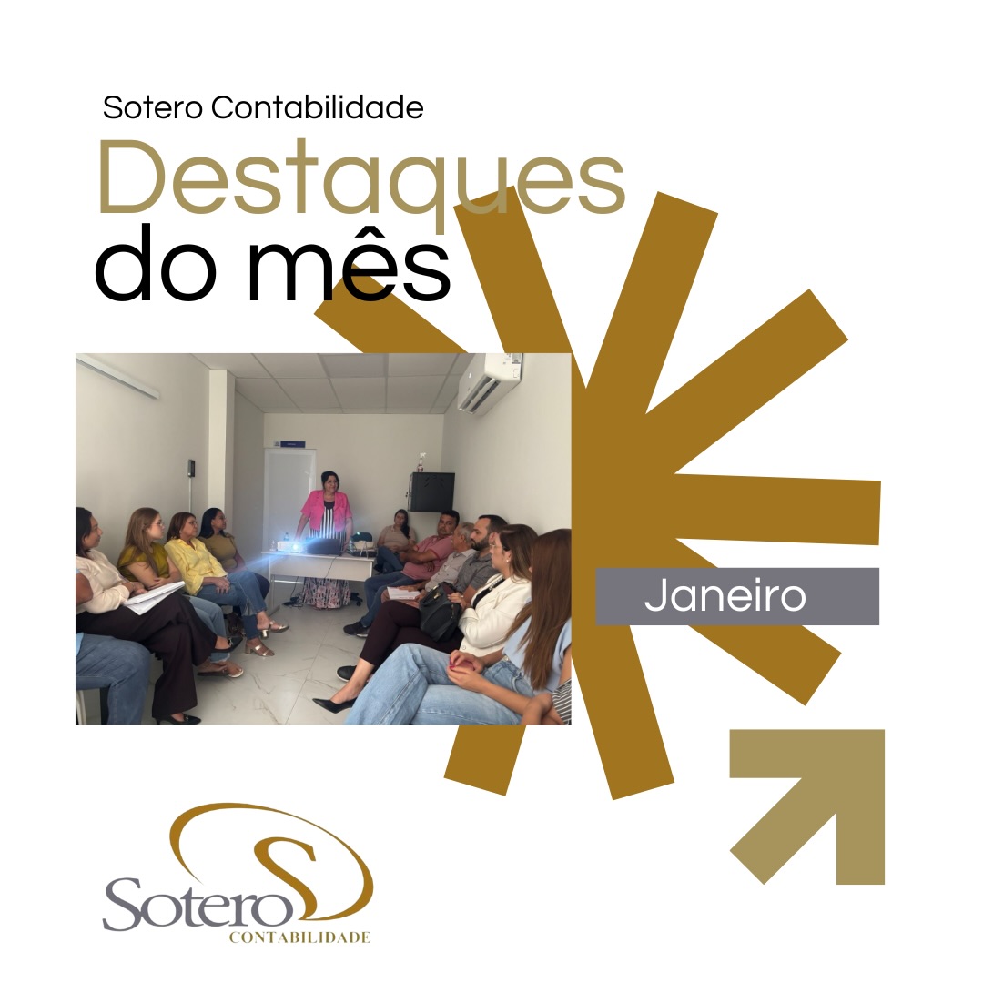 📊 Janeiro em resumo | Sotero Contabilidade
Iniciamos o ano com organização, compromisso e foco na gestão responsável.
Seguimos firmes, garantindo segurança e confiança para nossos clientes. 🚀
#SoteroContabilidade #ResumoDoMês #Janeiro2026