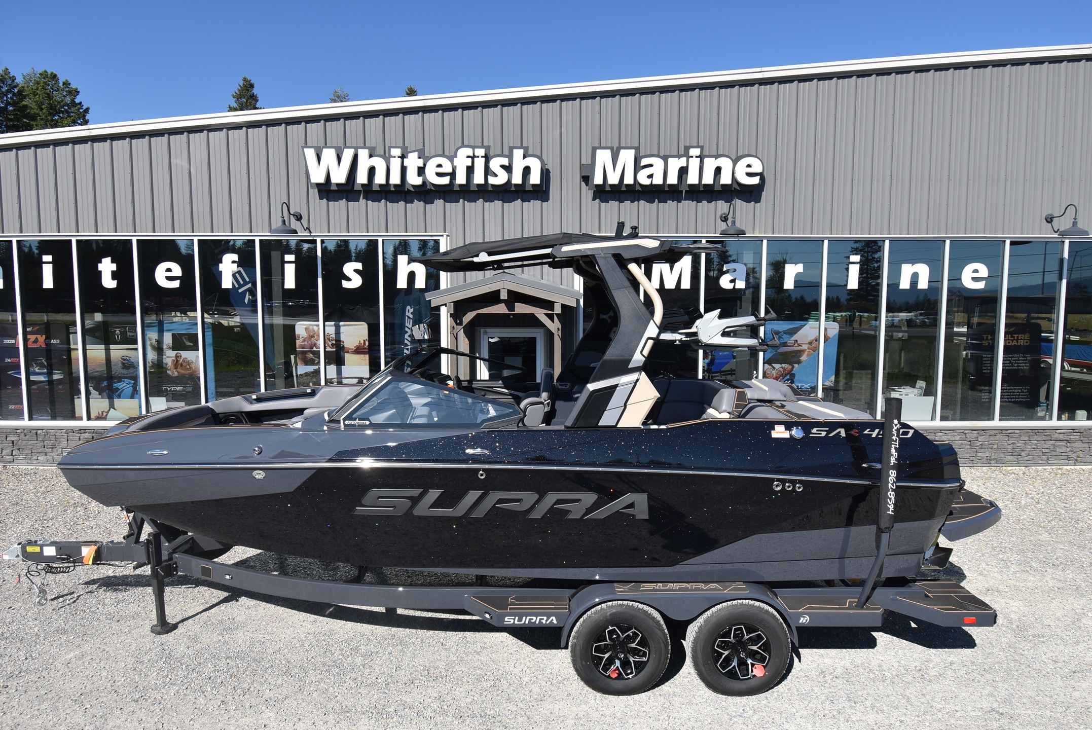 Keep an eye out for this stunning 2026 Supra SA 450 next weekend in the Whitefish Winter Carnival Parade! This year's theme, 'Out Of This World,' mirrors the spirit of adventure and exploration that defines Whitefish Marine.
Catch this boat, along with over a dozen other brand new units, at the 2026 Flathead Valley Boat Show Feb 13th, 14th and 15th. Huge door prizes and giveaways throughout the weekend and mega savings on all inventory. We can’t wait to see you there!