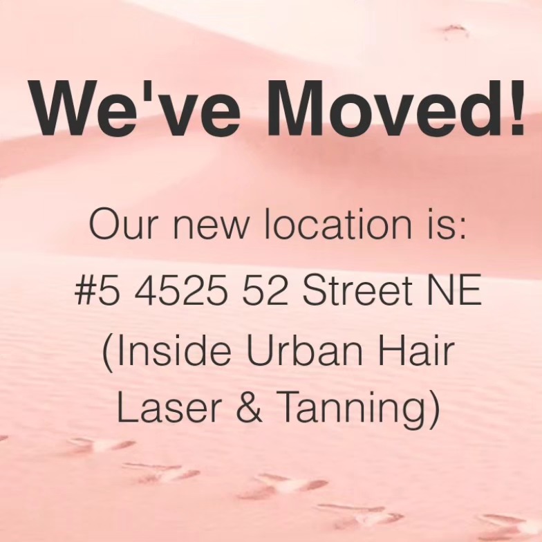 We've moved to #5 4525 52nd St NE inside Urban Hair & Laser Salon! Check out our new spot. Here are our new hours: Monday & Thursday 10-8, Saturday 10-5. Can't wait to see you there!
.
.
.
.
.
#NewBeginnings #NewLocation #laserhairremoval #calgaryne #calgarylife #calgarymoms #calgaryladies #yycsmallbusiness #oxygeneoyyc #microdermabrasionyyc #dermaplaningyyc #casmaramask