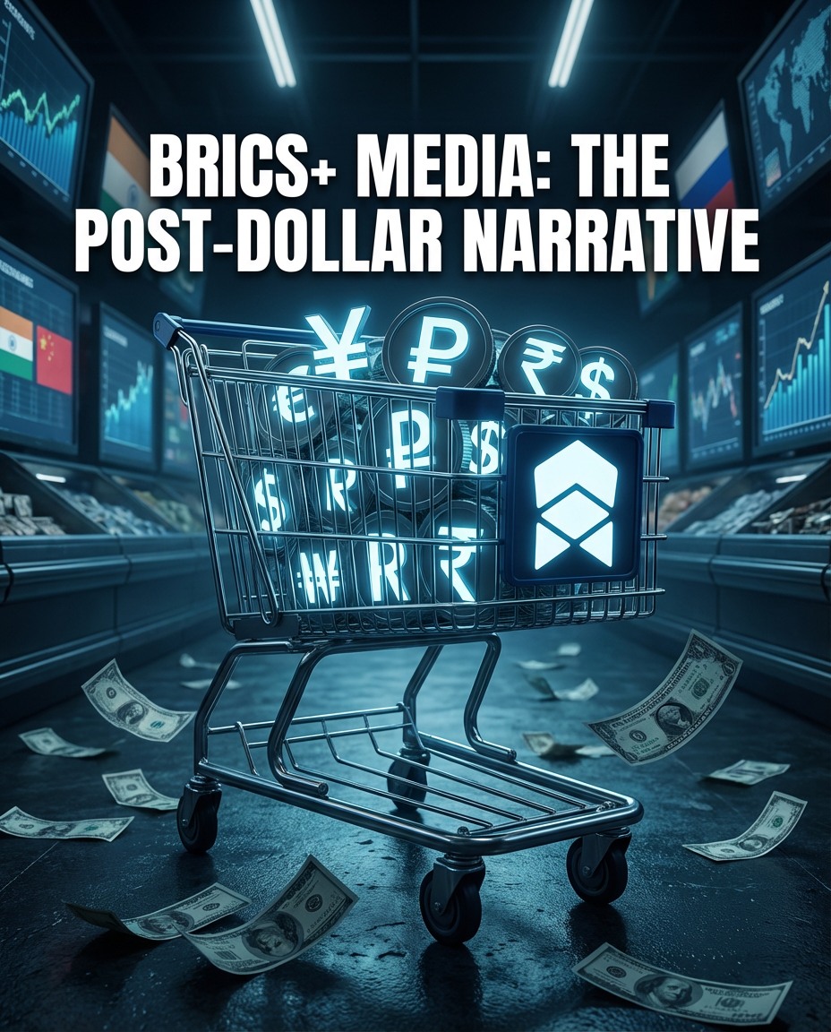 BRICS+ is reshaping the global narrative 🌍
New member states are using their media channels to champion a "post-dollar" future. But what does this shift really mean for the world economy?
Swipe to explore how state media is signalling change 👉
What's your take on dedollarisation? Drop your thoughts below 💬
#BRICS #Dedollarisation #GlobalEconomy #MediaAnalysis #Geopolitics