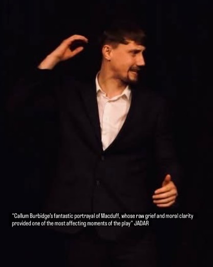 Catch #CallumBurbidge in his ‘fantastic portrayal of Macduff’
@coolcatprod @heirloom.theatre @kingssalford #tonight #livetheatre #northerntalent #macbeth