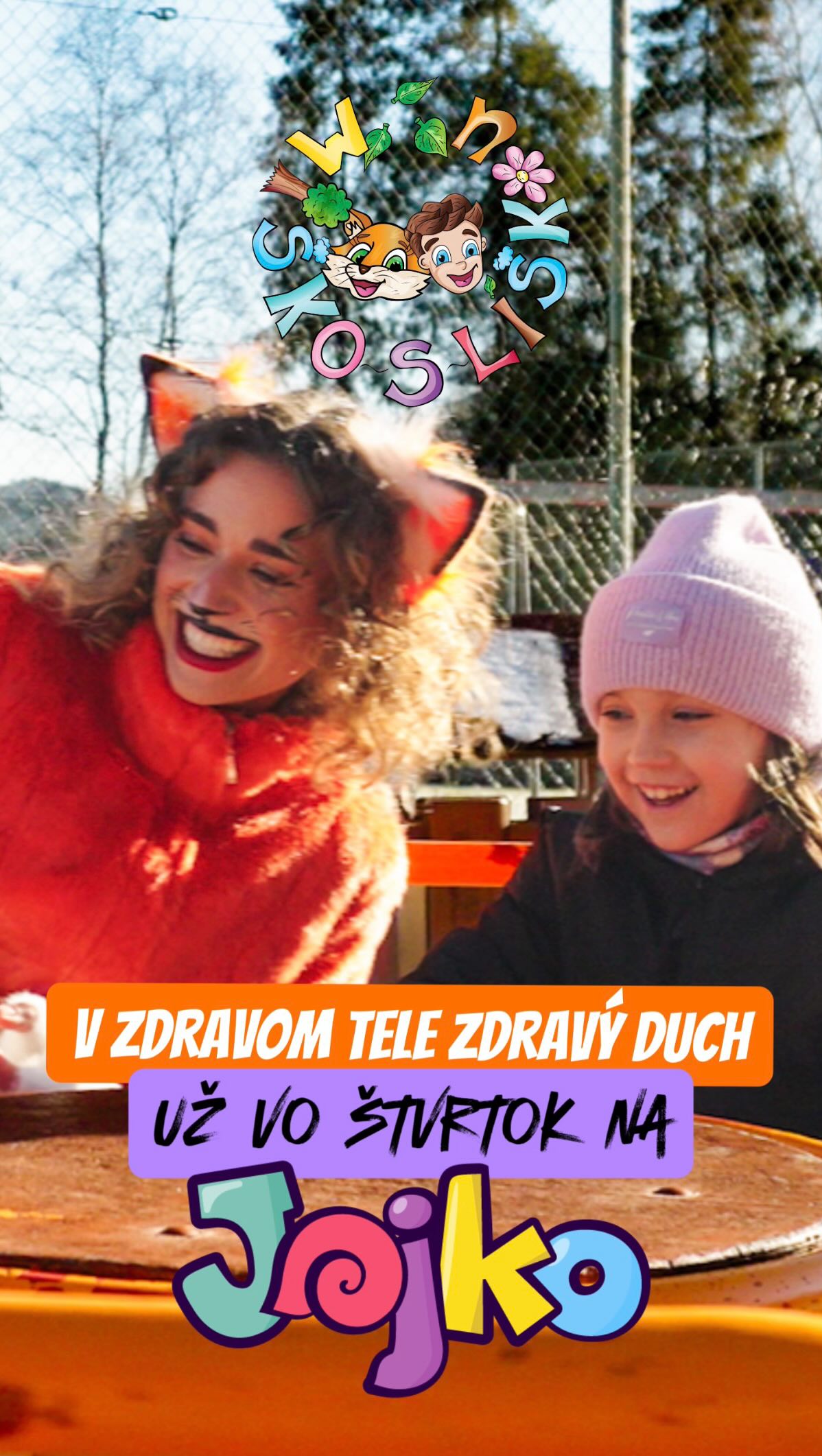 Naša novinka V zdravom tele zdravý duch 💪🍎🥦uvidite už vo štvrtok 5.2. v exkluzívnej premiére na @tvjojko 😍
Úplne prvýkrát uzrie videoklip svetlo sveta o 10:05 ⏰ a následne ho budete naďalej vídať nie len v tejto najobľúbenejšej detskej telke, ale aj na našom YouTube! 😎
Tešíte saaaaa? 😍😍😍
#vzdavomtelezdravyduch #premiera #staytuned #jojko #comingsoon