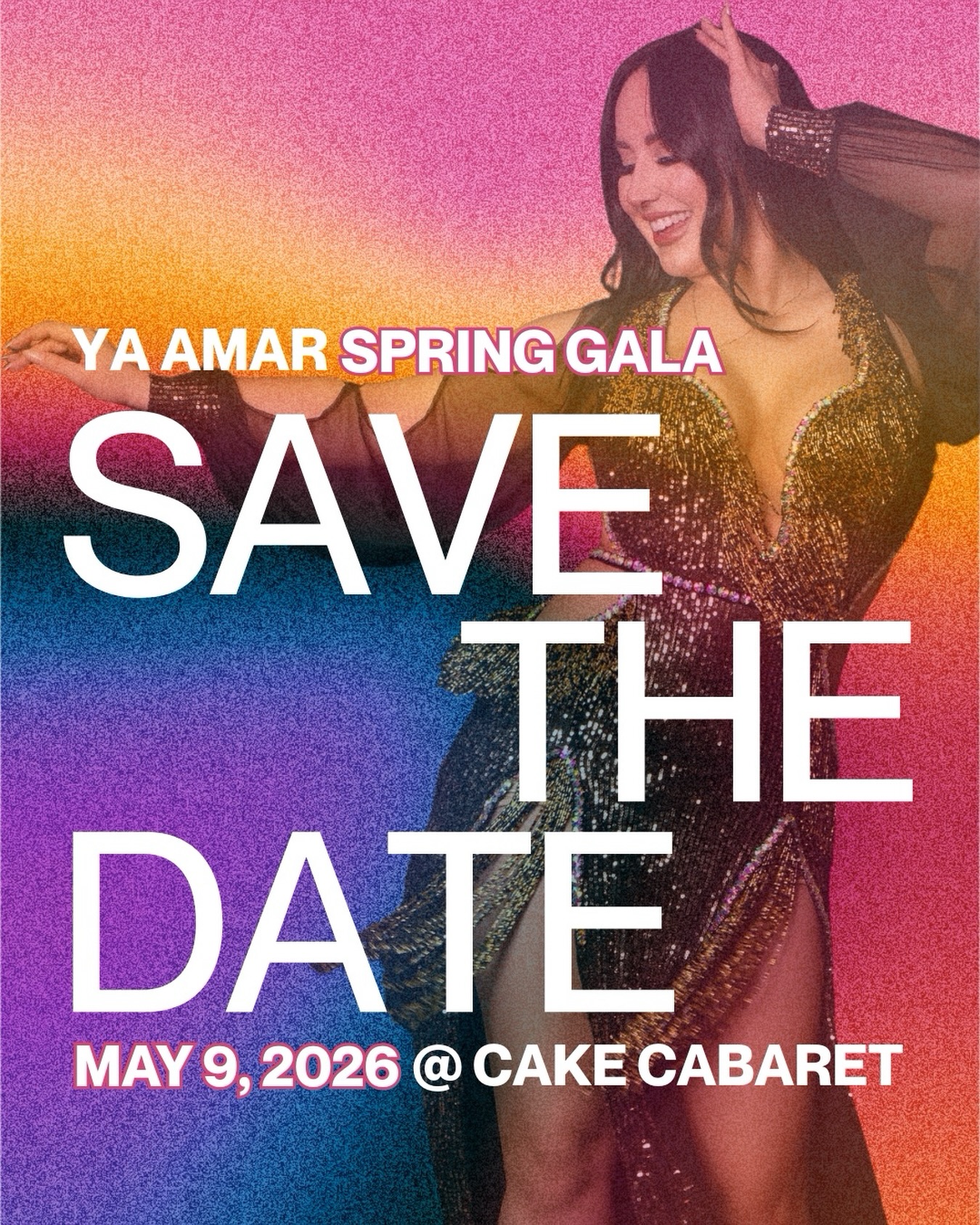 🌸 SAVE THE DATE 🌸 Ya Amar’s Spring Gala is happening Saturday May 9, 2026 at @cake.cabaret 🥂
Join us for an evening of Bellydance/Middle Eastern dance performances, and fun times with fellow dancers. We have a very special guest artist joining us from Japan 😍 (details coming soon), as well as many beloved dancers from the Toronto/GTA bellydance community!
Put it in your calendar, and get ready for an awesome show 💃
#torontobellydance #bellydancetoronto #bellydanceshow #torontoevent #danceevent