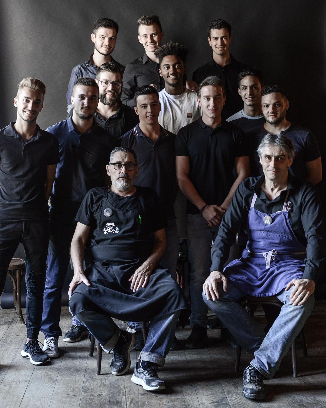 Saison 2017 boy’s band. #hoteldesbains #restaurant #charavines #dreamteam #paladru #anthonycottarelphotographe