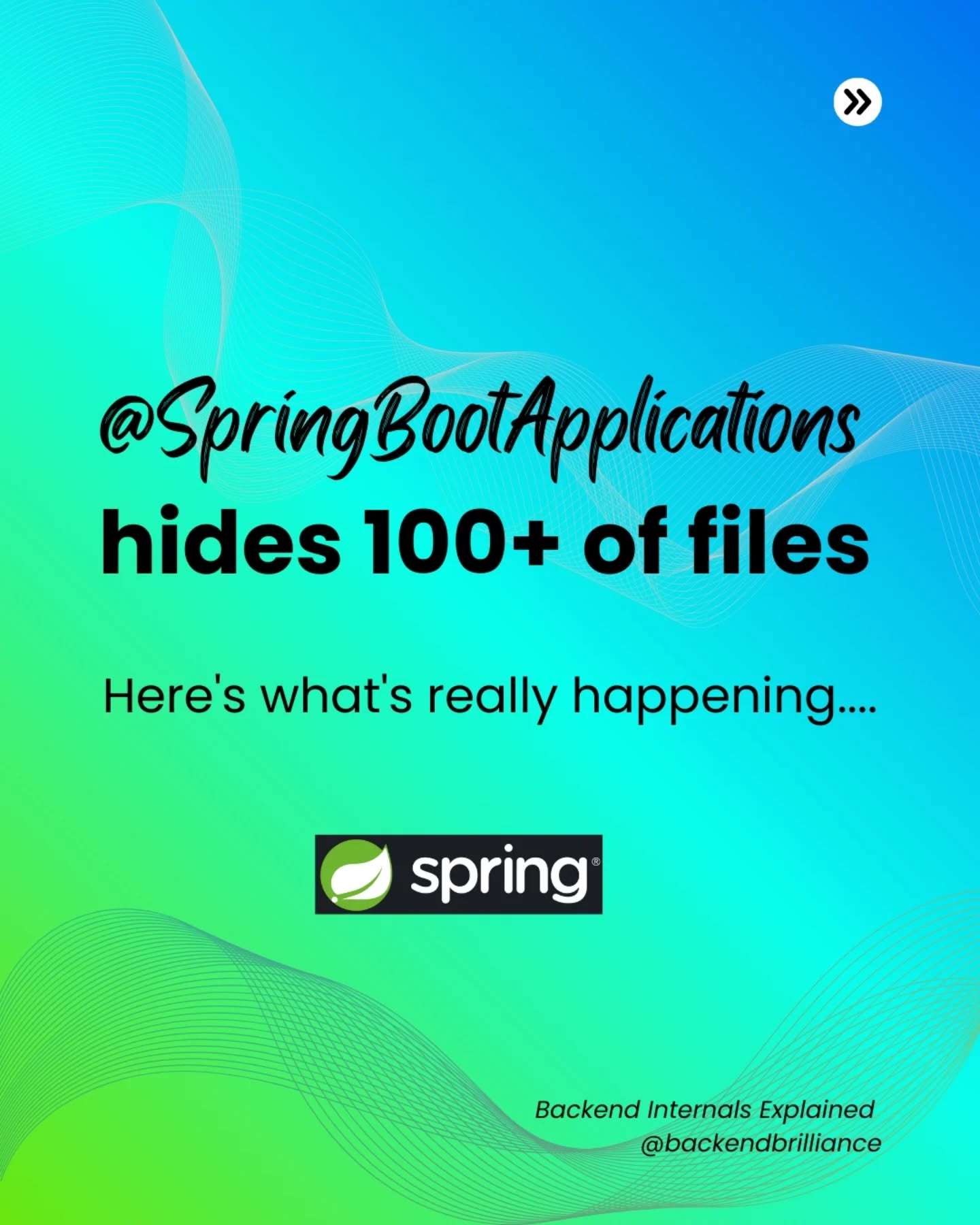 @SpringBootApplication seems simple, but it's doing a LOT behind the scenes.
Most developers don't realize Spring Boot auto-configures 100+ beans on startup. That's powerful... but also dangerous if you don't understand it.
Here's what's really happening:
1. Classpath scanning
2. Conditional bean creation
3. Property-based configuration
4. Opinionated defaults
The problem? Most devs can't explain this in interviews. They just say "it works magically."
Want to stand out? Learn the internals.
Next post: How Spring manages bean lifecycle
---
#SpringBoot #Java #BackendDevelopment #SoftwarEngineering #TechEducation
CodingTips JavaDeveloper LearnToCode BackendEngineering SpringFramework