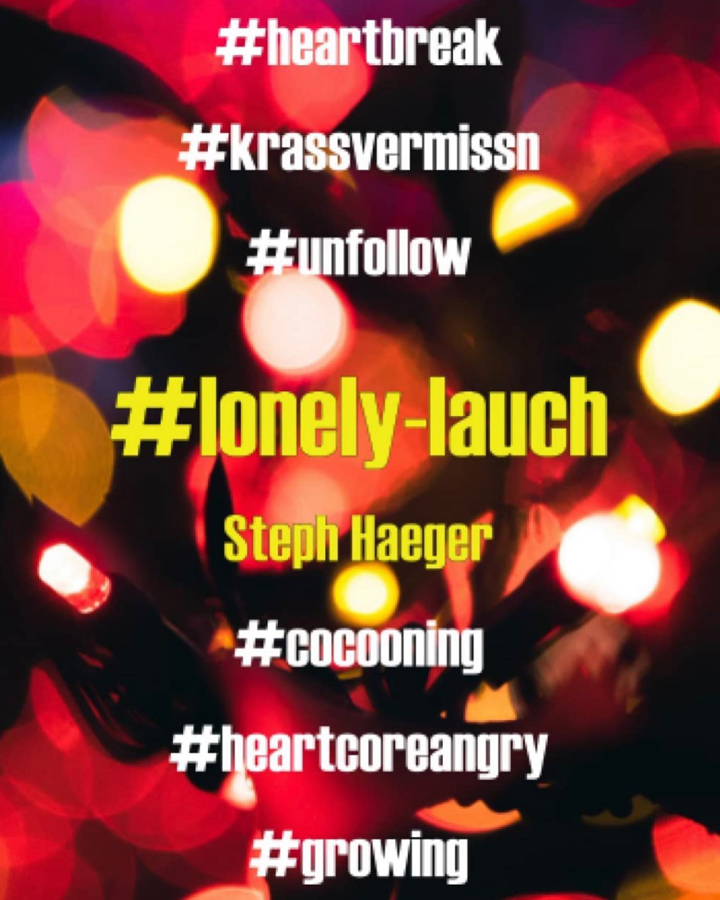 Wie gefällt euch das neue Cover?#lonely #liebeskummer #mustread #teenager #firstlove www.StephanieHaeger.com