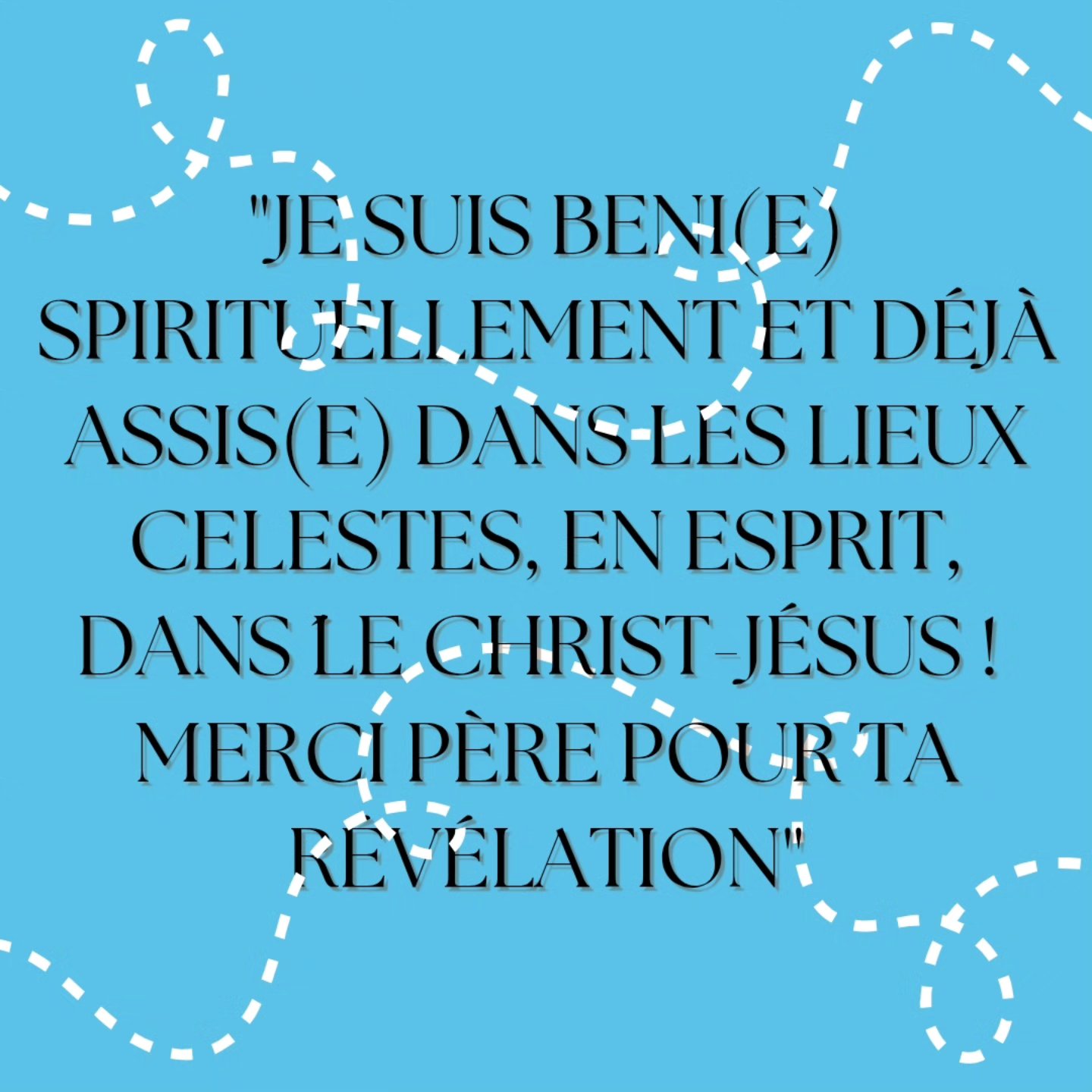 "Je suis béni(e) spirituellement et déjà assis(e) dans les lieux célestes, en esprit, dans le Christ-Jésus ! Merci Père pour Ta révélation"
Amen 🙏🙏🙏
#foi #foichretienne #priere #bibleverse #bible #dieuestamour #pere #celeste #beni #revelation #dieuestjuste
