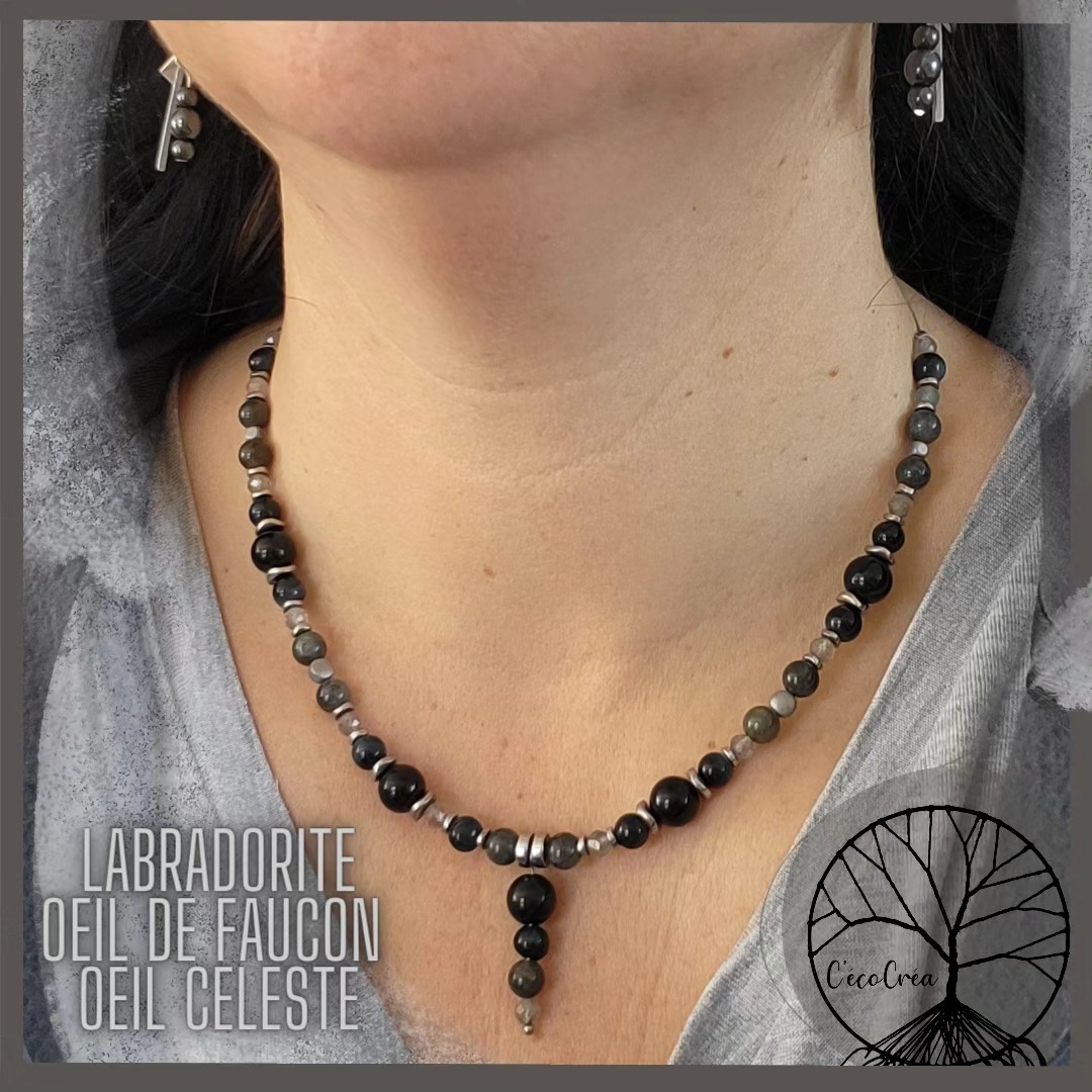 Collier Labradorite, Oeil de Faucon et Obsidienne Oeil Céleste
Collier de protection*
Bientôt disponible sur notre site
www.cecocrea.fr
Ou contact en MP
#Cecocrea
#Cecocreabijoux06
#Labradorite
#Obsidienne
#OeilDeFaucon
#OeilCeleste
#Collier
#PierreNaturelle
*Selon les croyances.
En cas de pathologie demander conseil à un médecin.