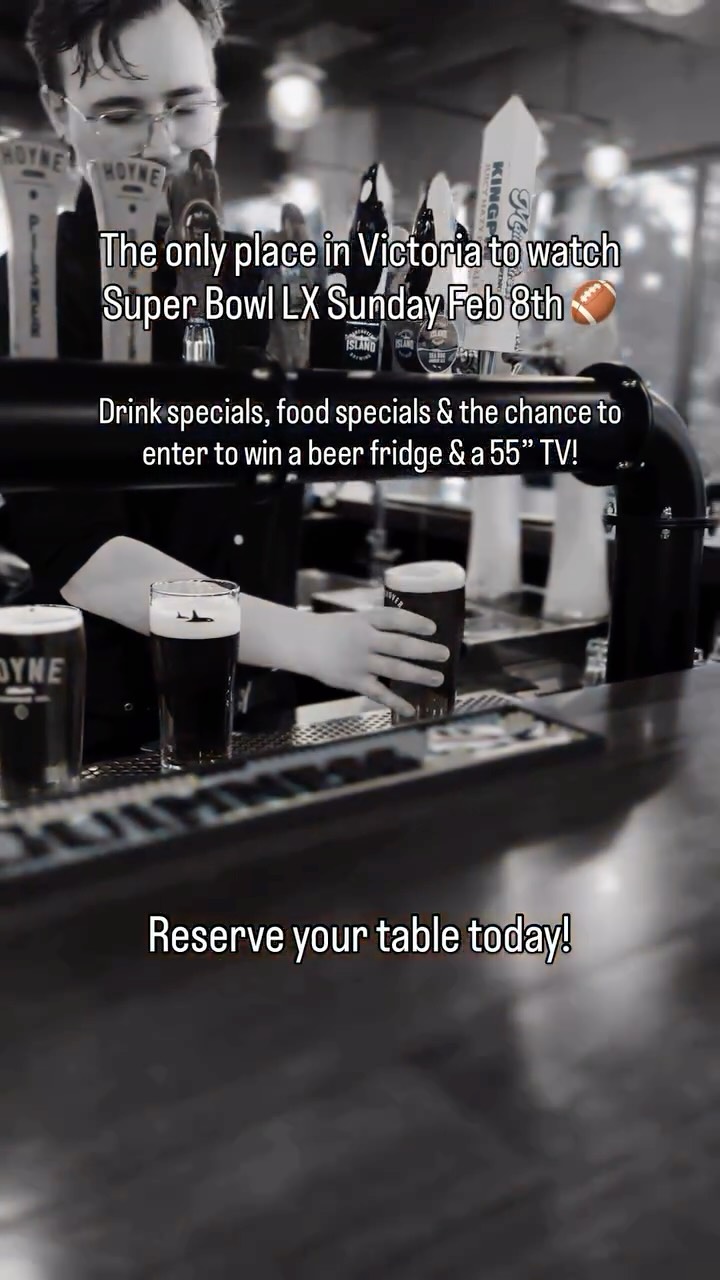 The BIGGEST day of the year is almost here 🗣️🏈
Mark your calendars for February 8th! We will be showing the game on ALL of the TVs with sound on! Lots of giveaways, AND some food and drink features 🍻
NOTE: Spaces are filling up fast, call us at: 250.590.5519 to reserve your table for the game!
See you this Sunday?
.
.
.
#esquimalt #yyjeats #yyj #yyjlocal #yyjfood #yyjpubs #localyyj #saxepointpub #superbowl2026 #thingstodoyyj
