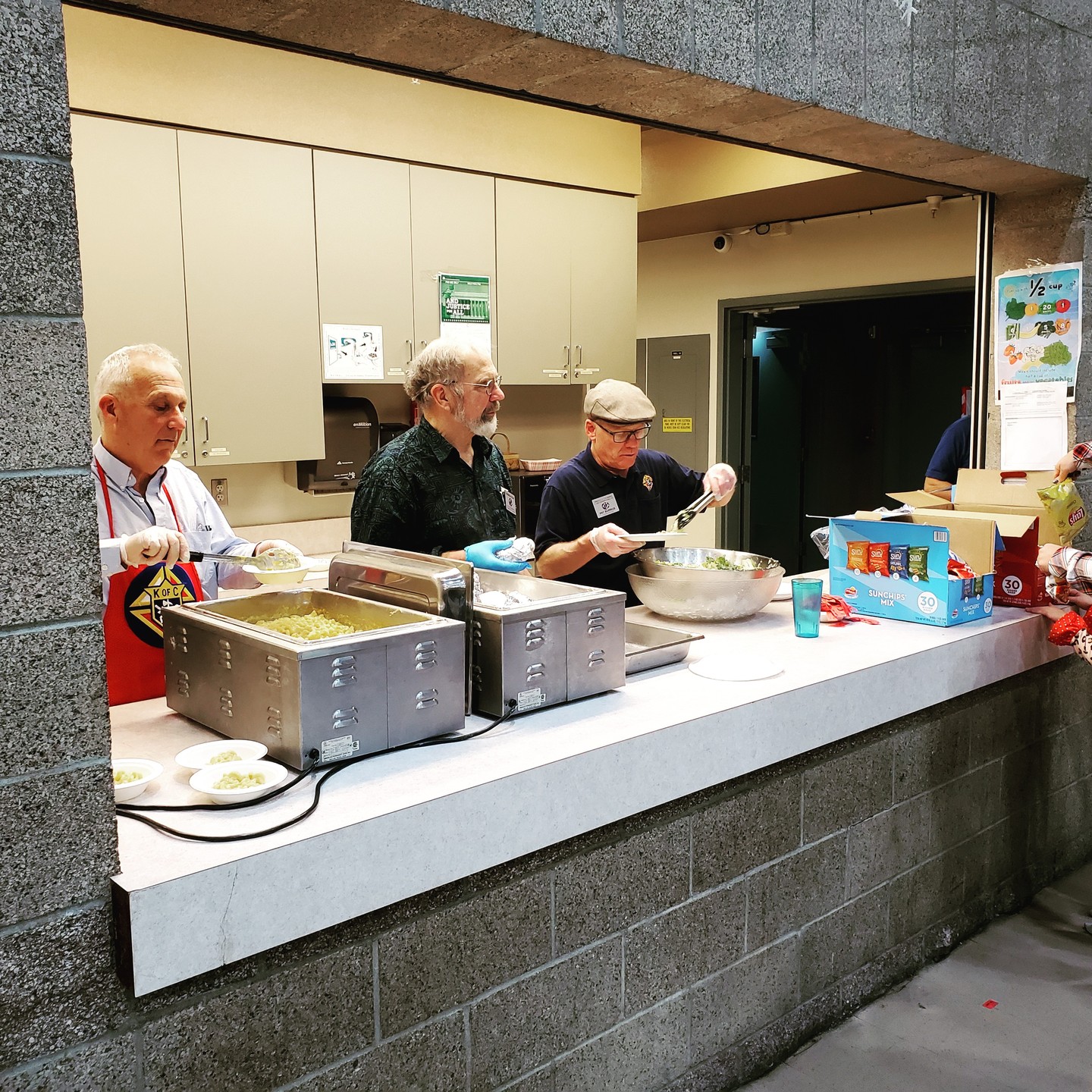 Volunteerism at its best, serving our community!