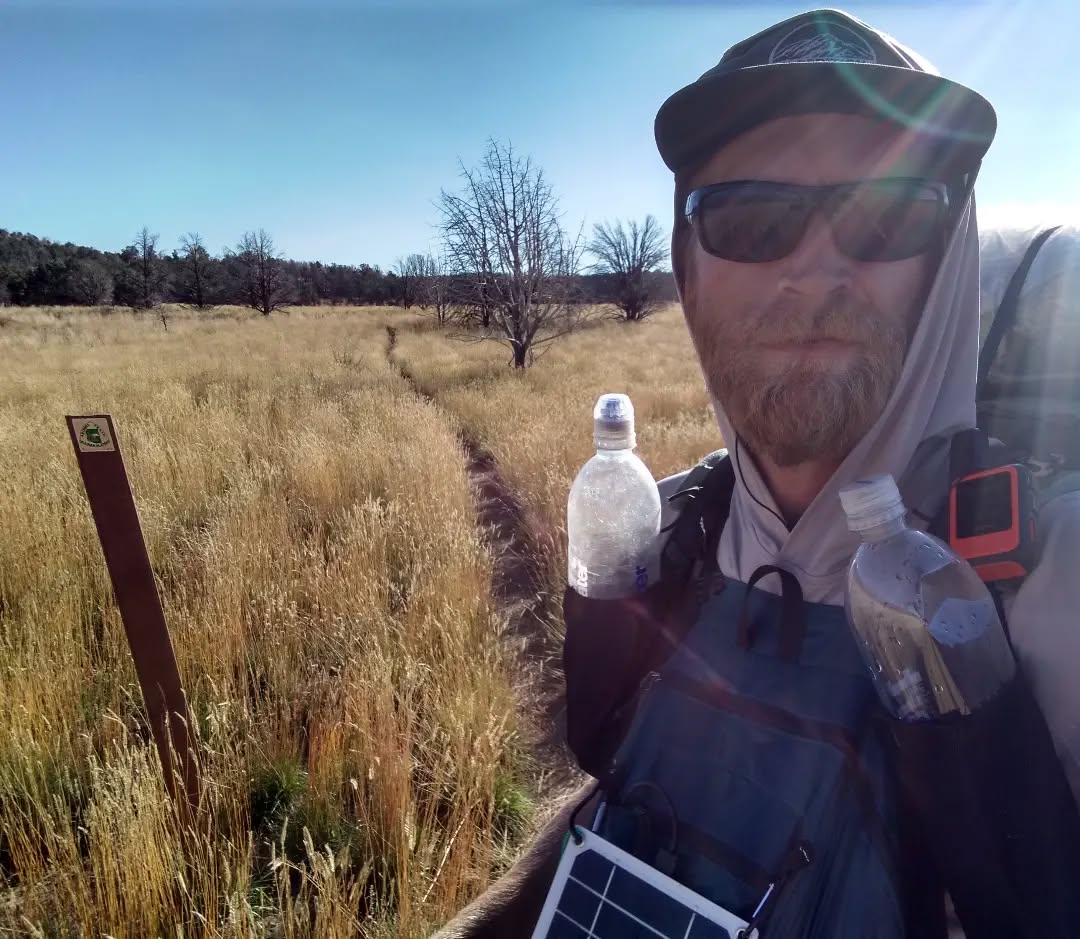 AZT Unsupported
Day 1 - 25 miles. Late start due to pole fiasco. Shoulders sore but otherwise so far so good.