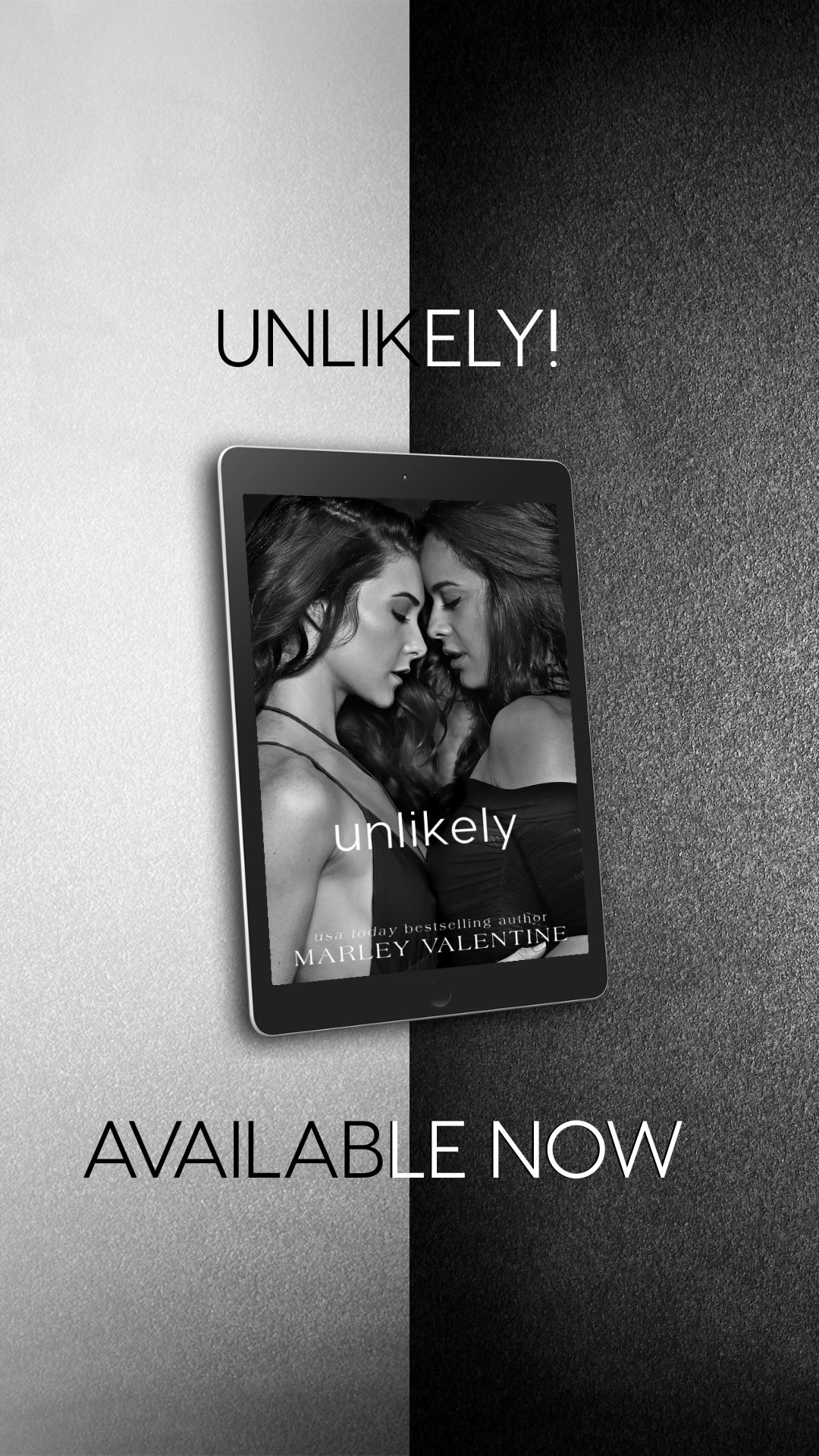 đUnlikely by Marley Valentine is an age gap sapphic romance available in Kindle Unlimited.
-age gap
-forbidden
-one night stand
-daughters friend