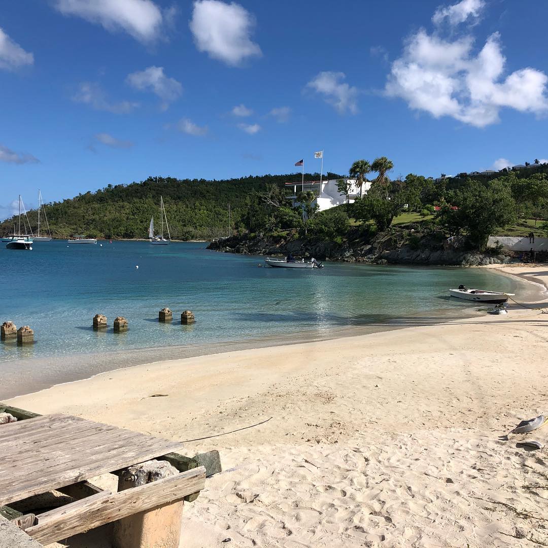 Beautiful Cruz Bay morning.
#visnuba #familyfun #Caribbean #stjohn